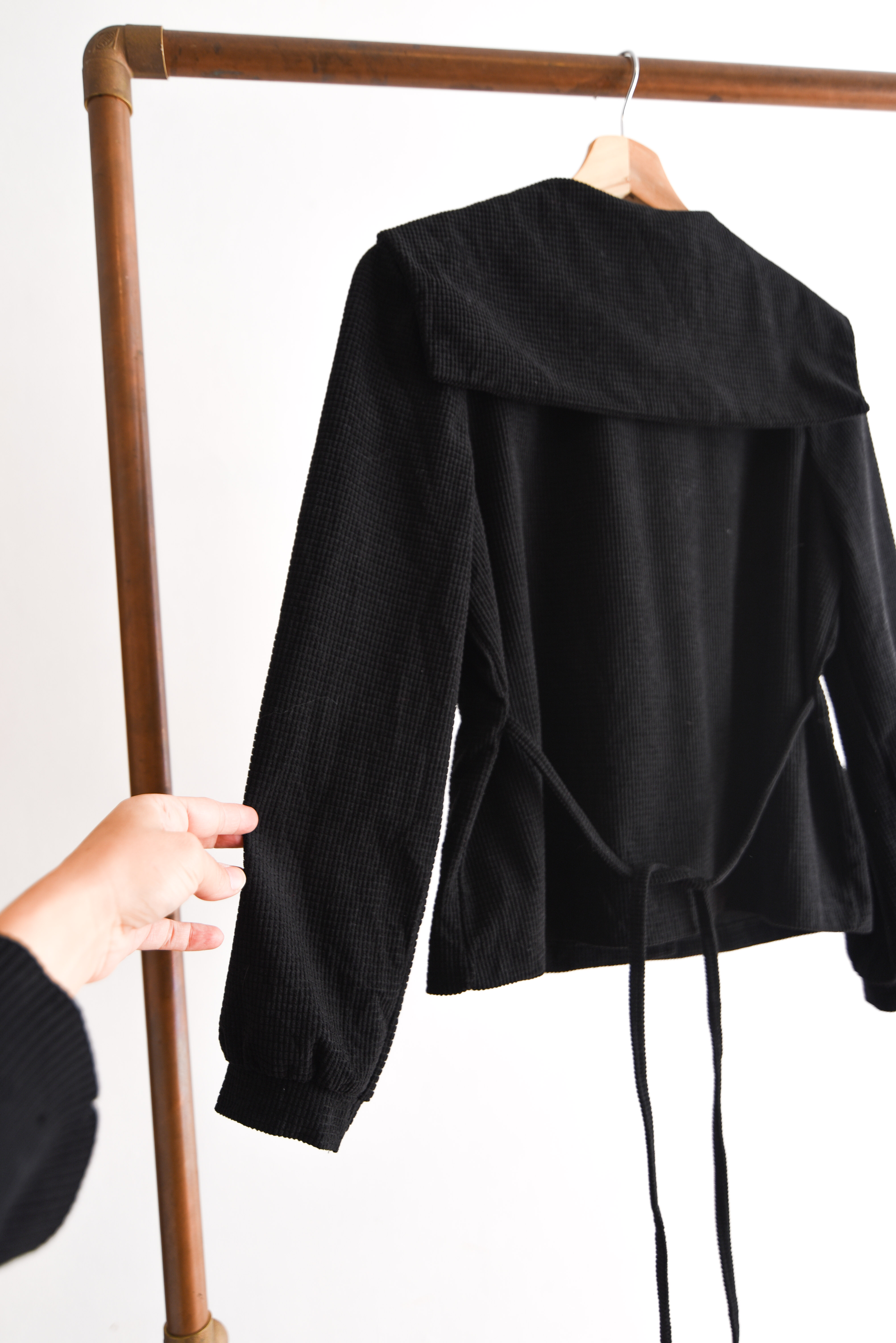 Chaqueta negra Korea Sailor