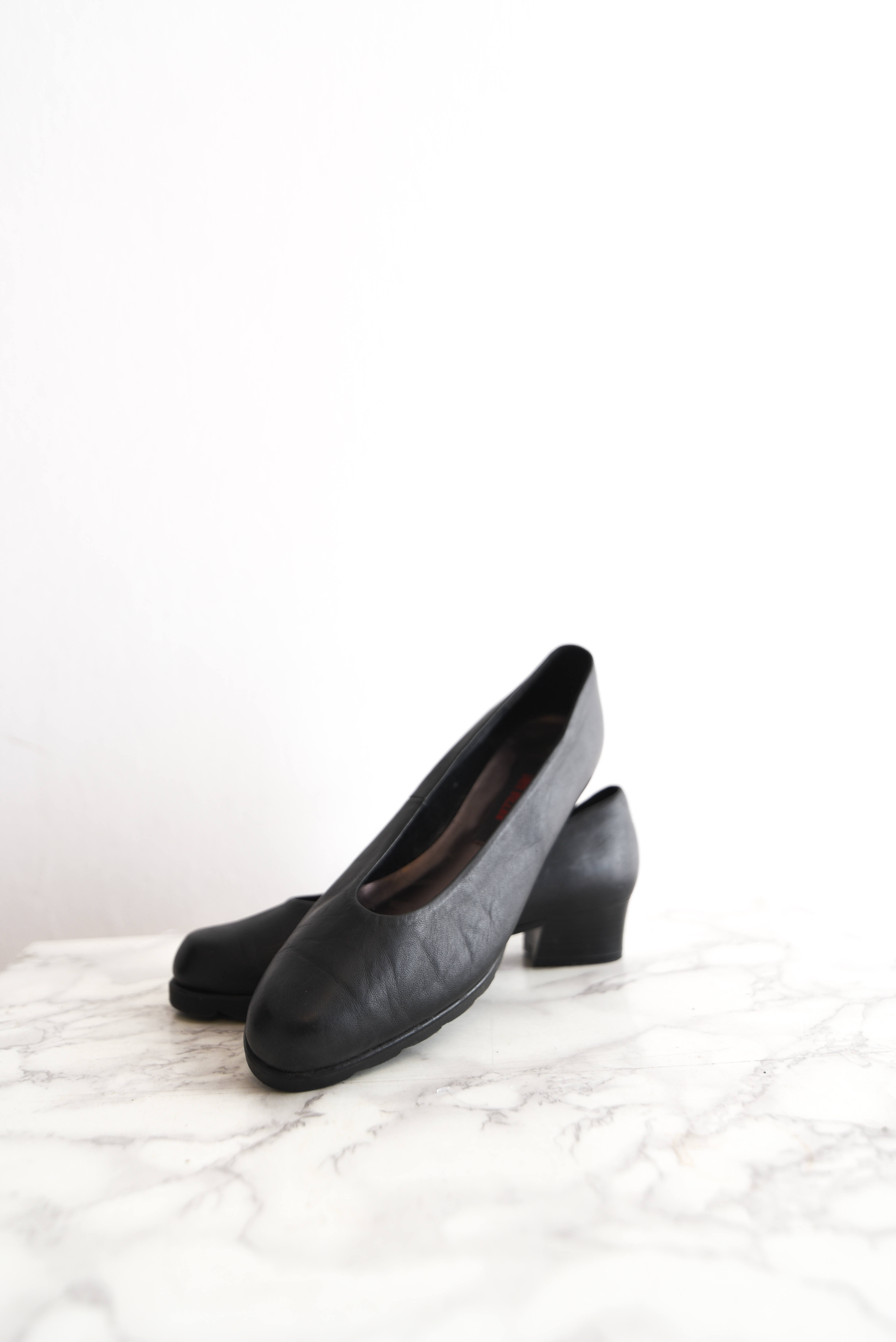 Zapatos negros vintage leather