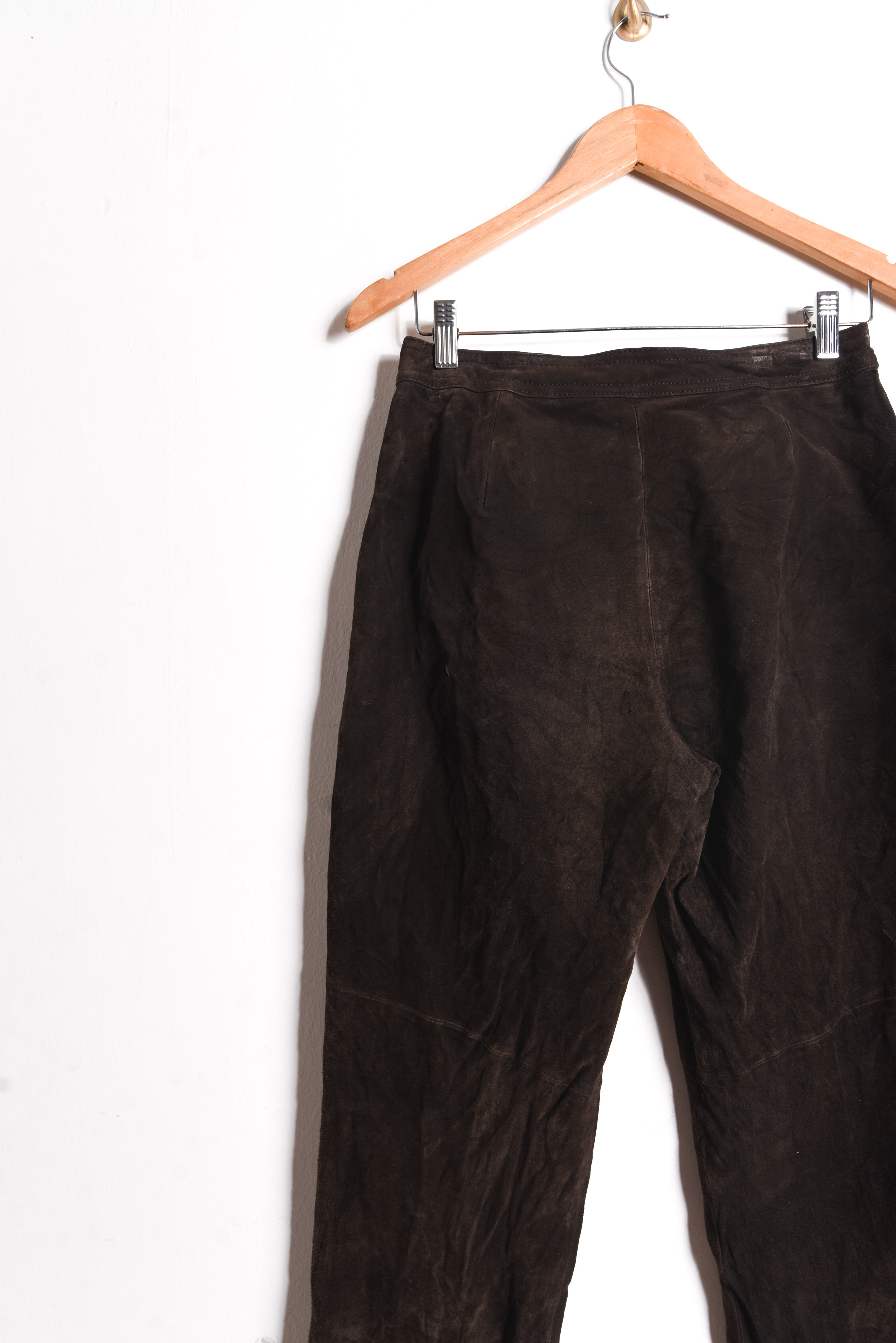 Pantalón gamuza café vintage