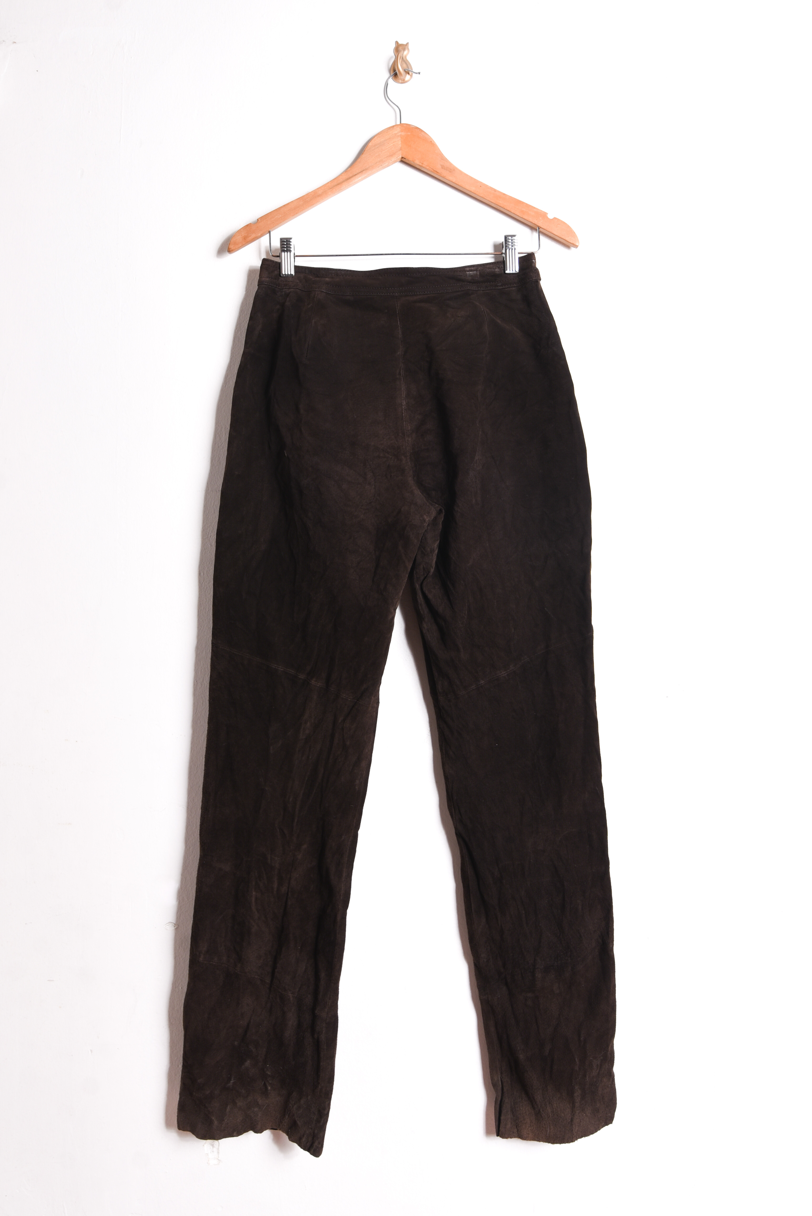 Pantalón gamuza café vintage
