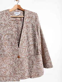 Blazer vintage gobelino floral