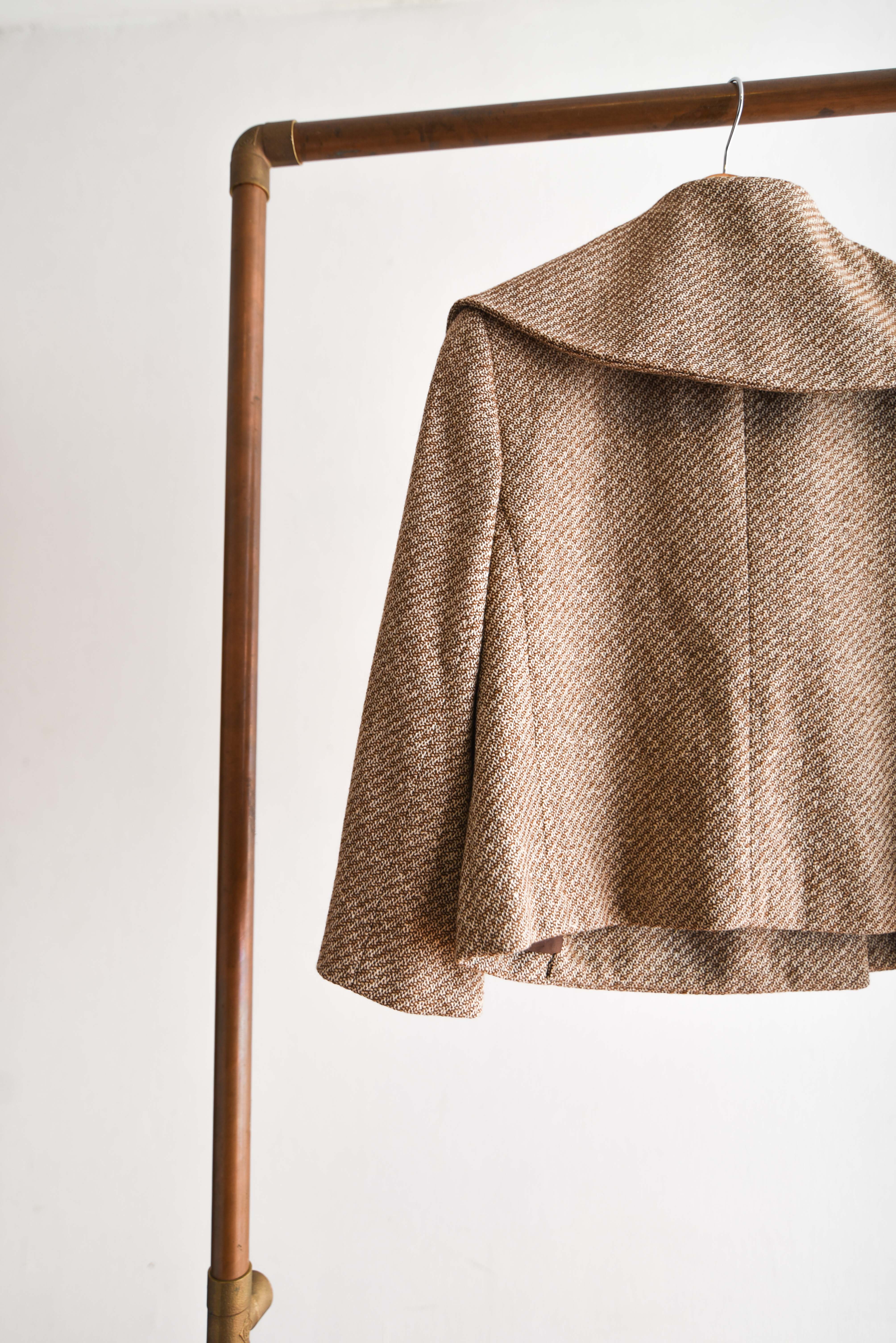 Chaqueta lana jaspeada vintage