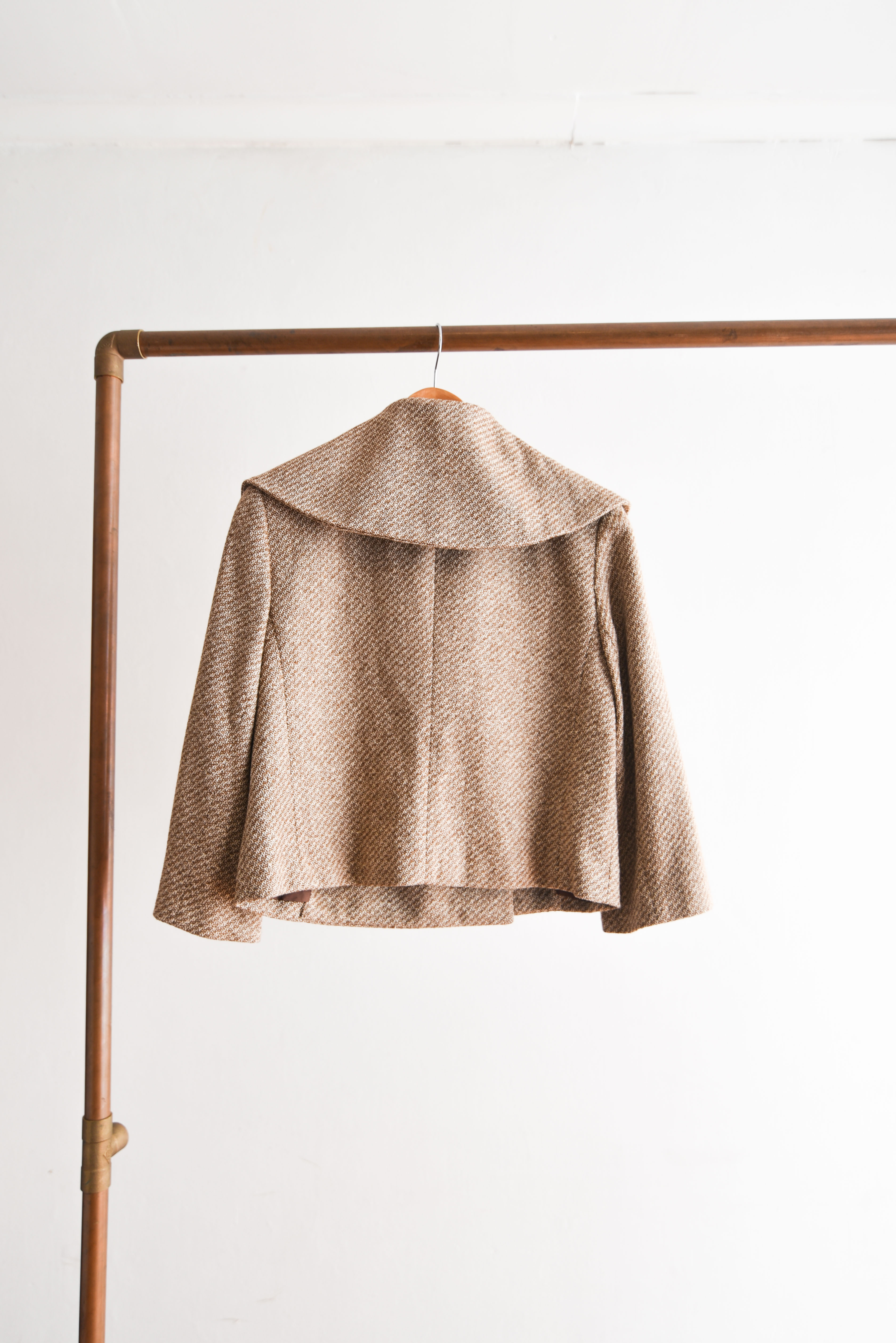 Chaqueta lana jaspeada vintage