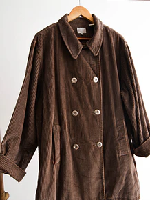 Chaqueta cotelón café