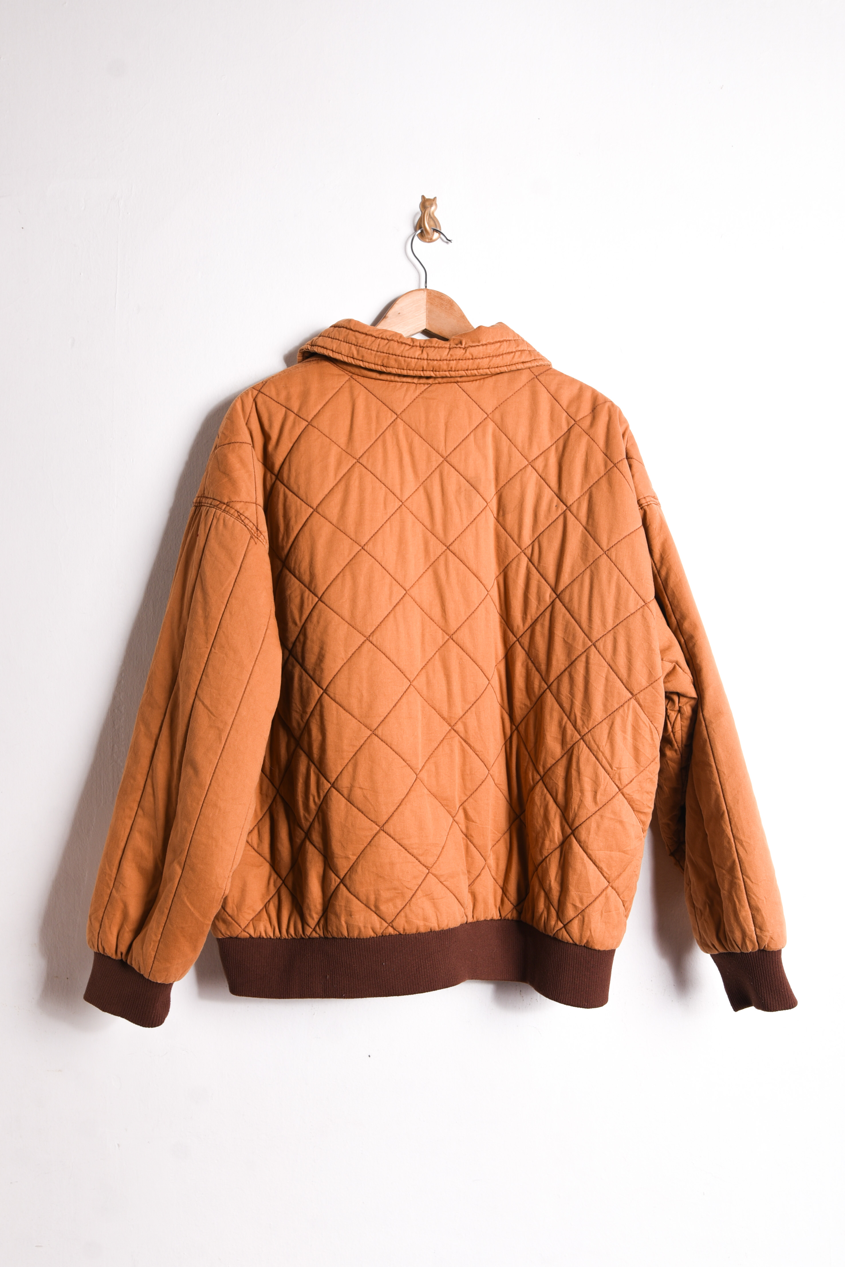 Chaqueta camel quilted 