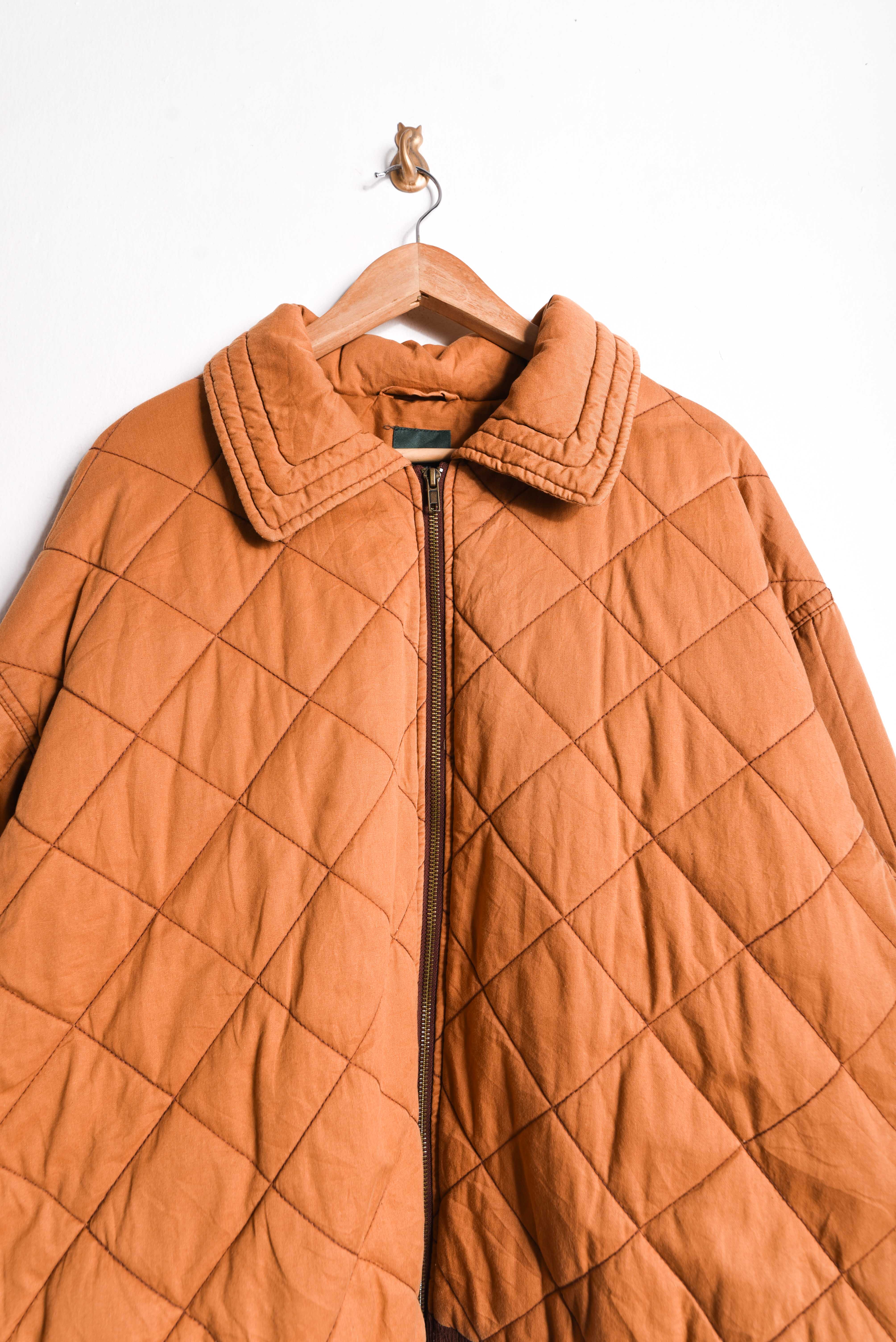 Chaqueta camel quilted 