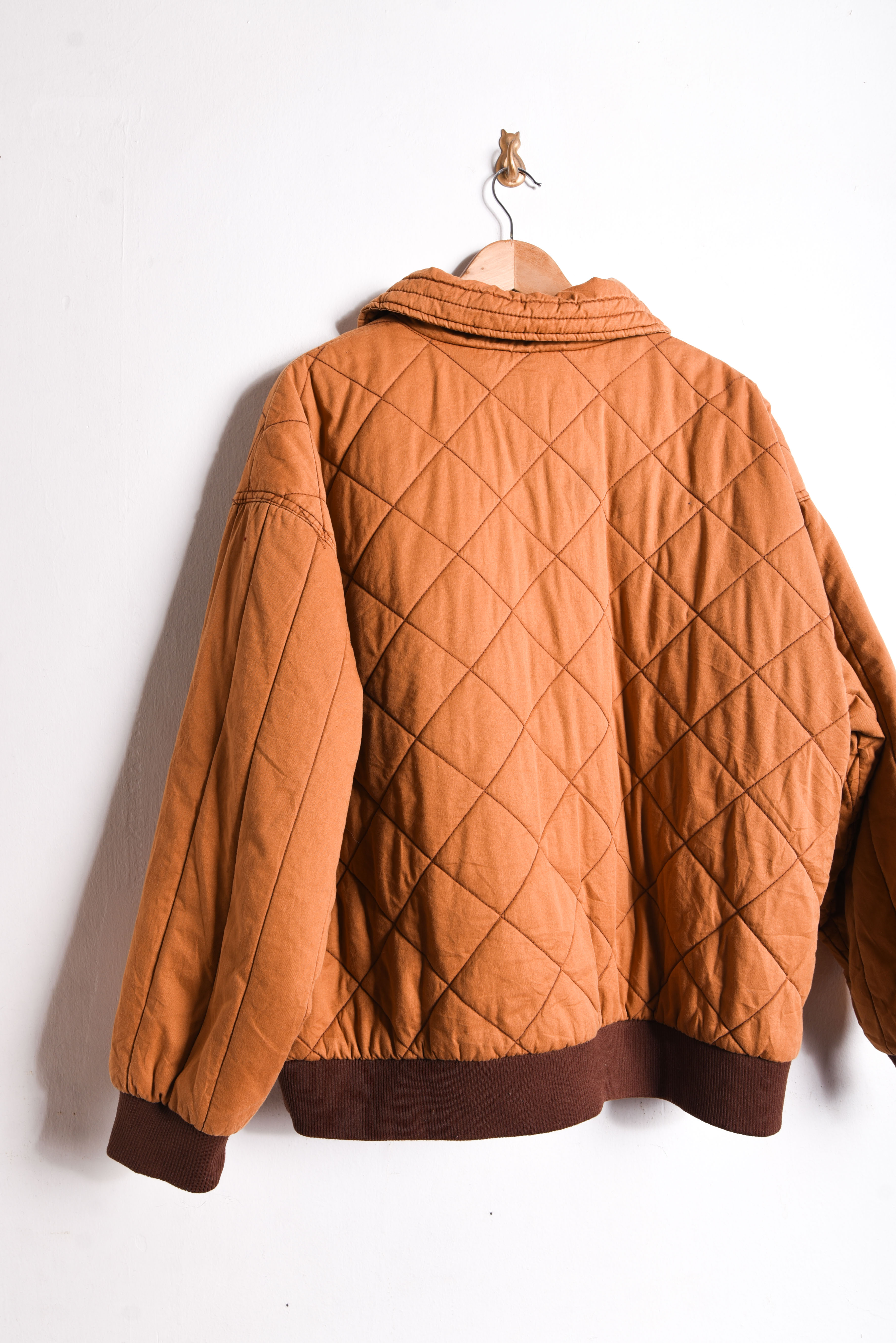 Chaqueta camel quilted 