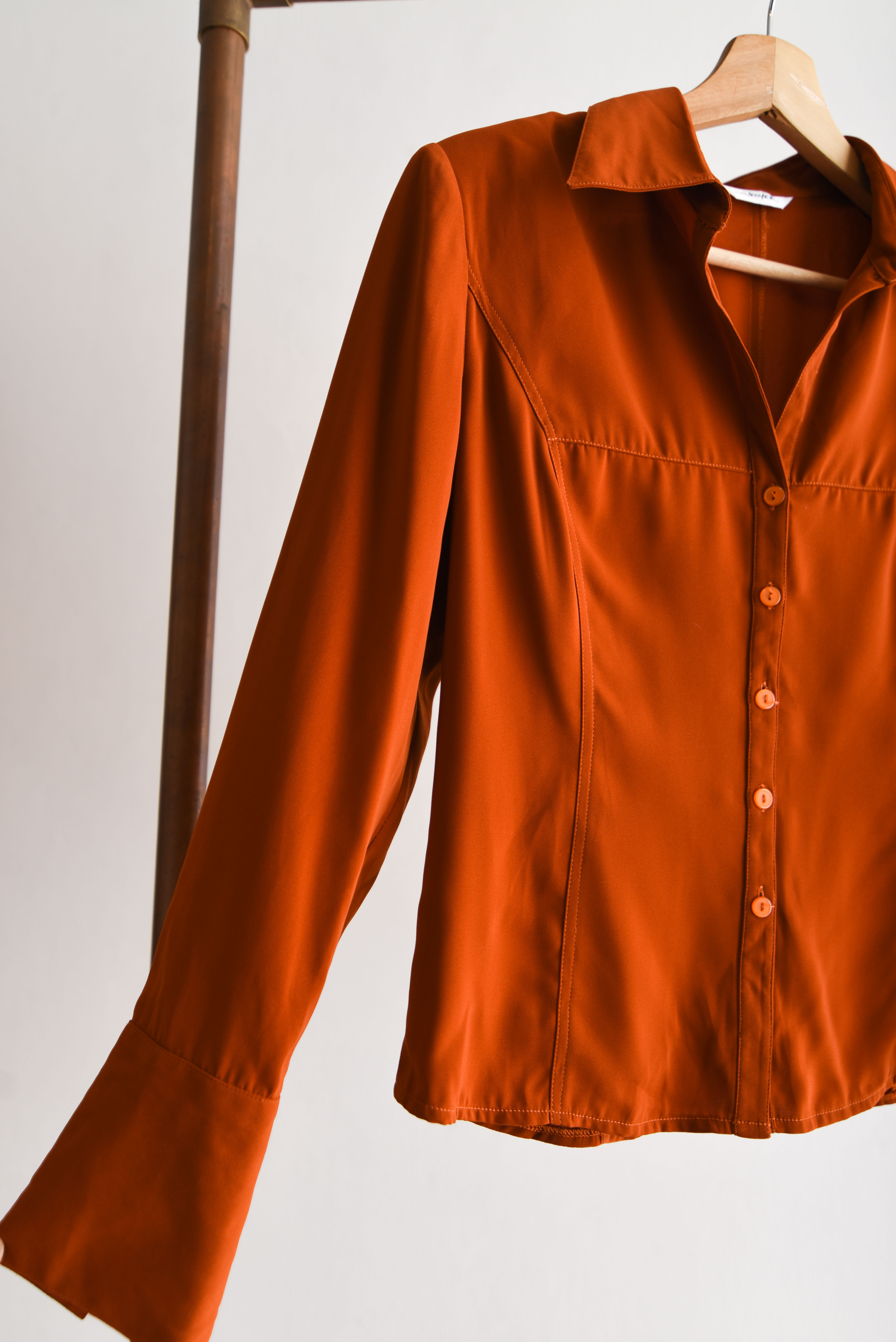 Blusa naranja formal