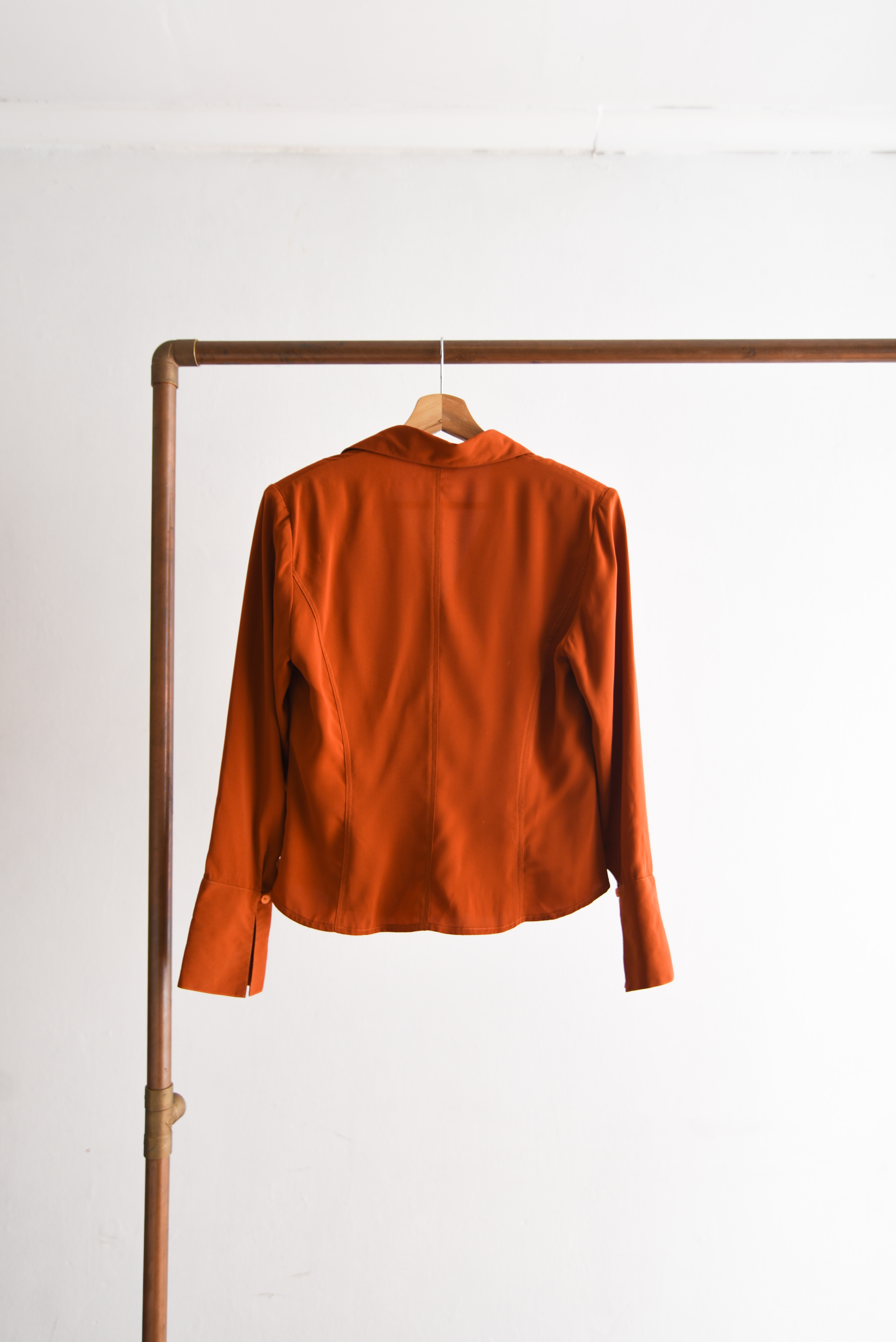 Blusa naranja formal