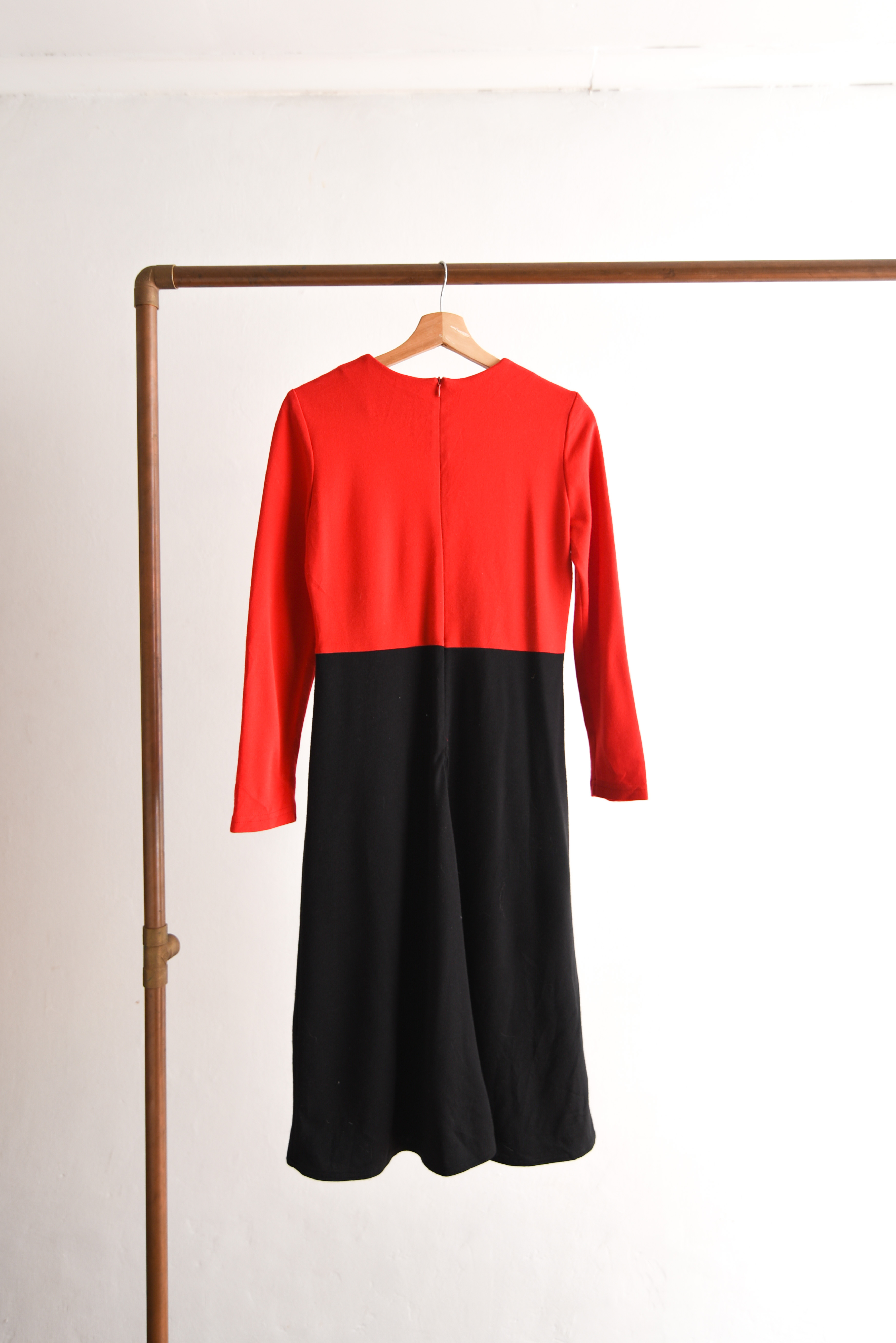Vestido 90s black&red