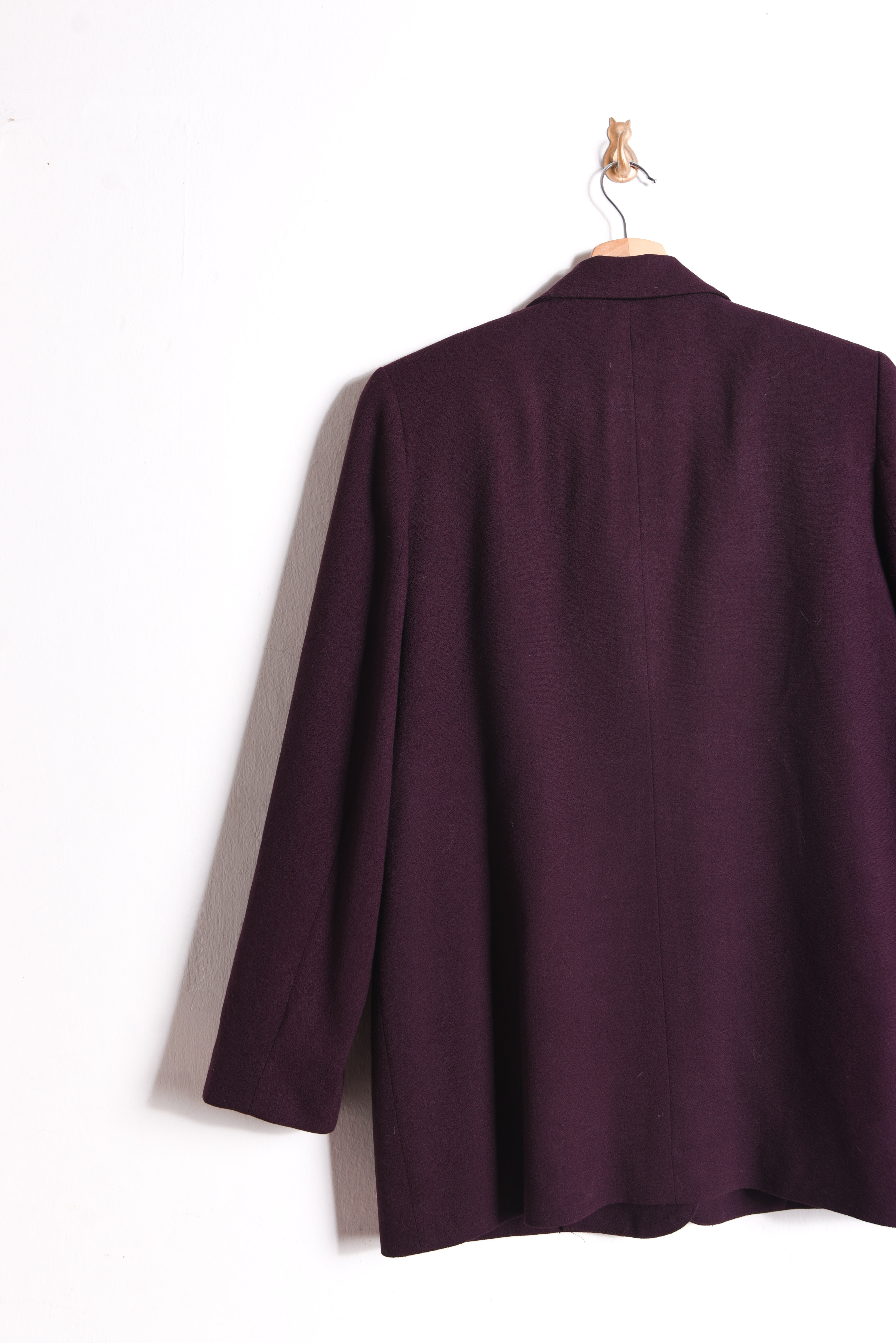Blazer burdeo 90s lana