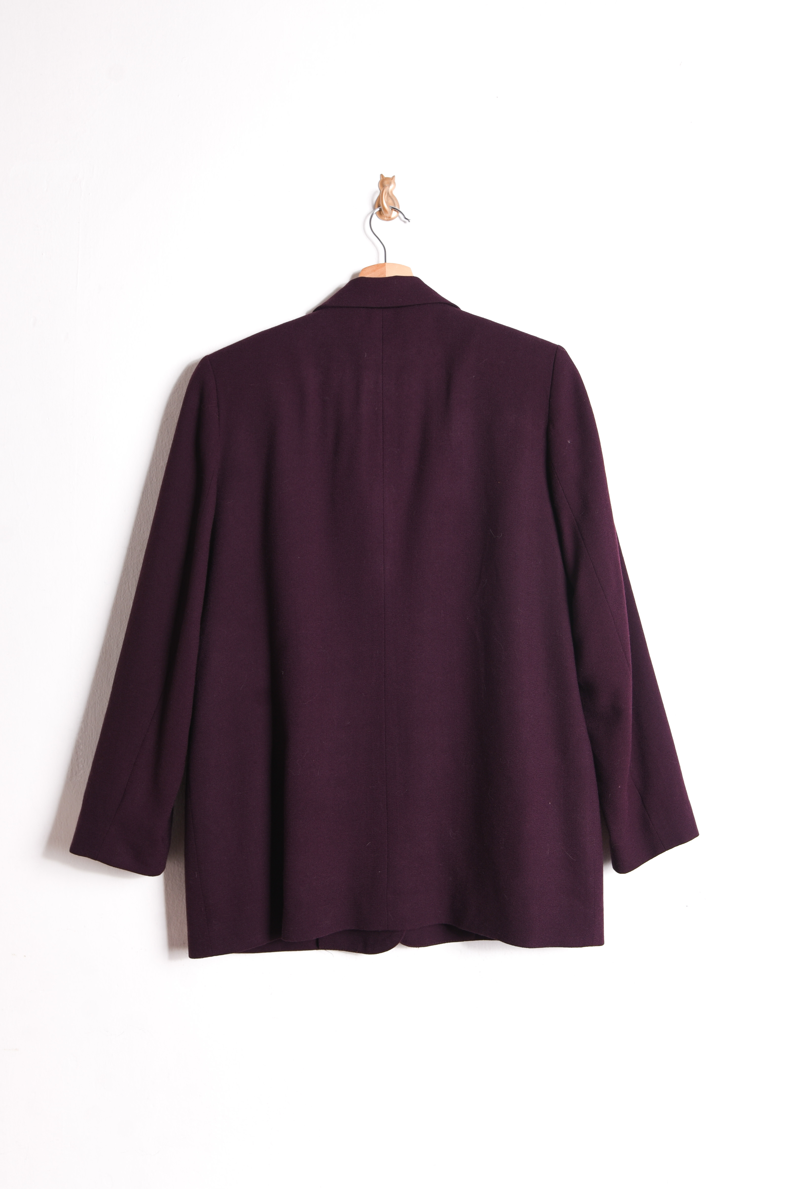 Blazer burdeo 90s lana