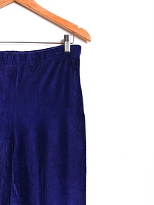Pantalón velvet morado 80s