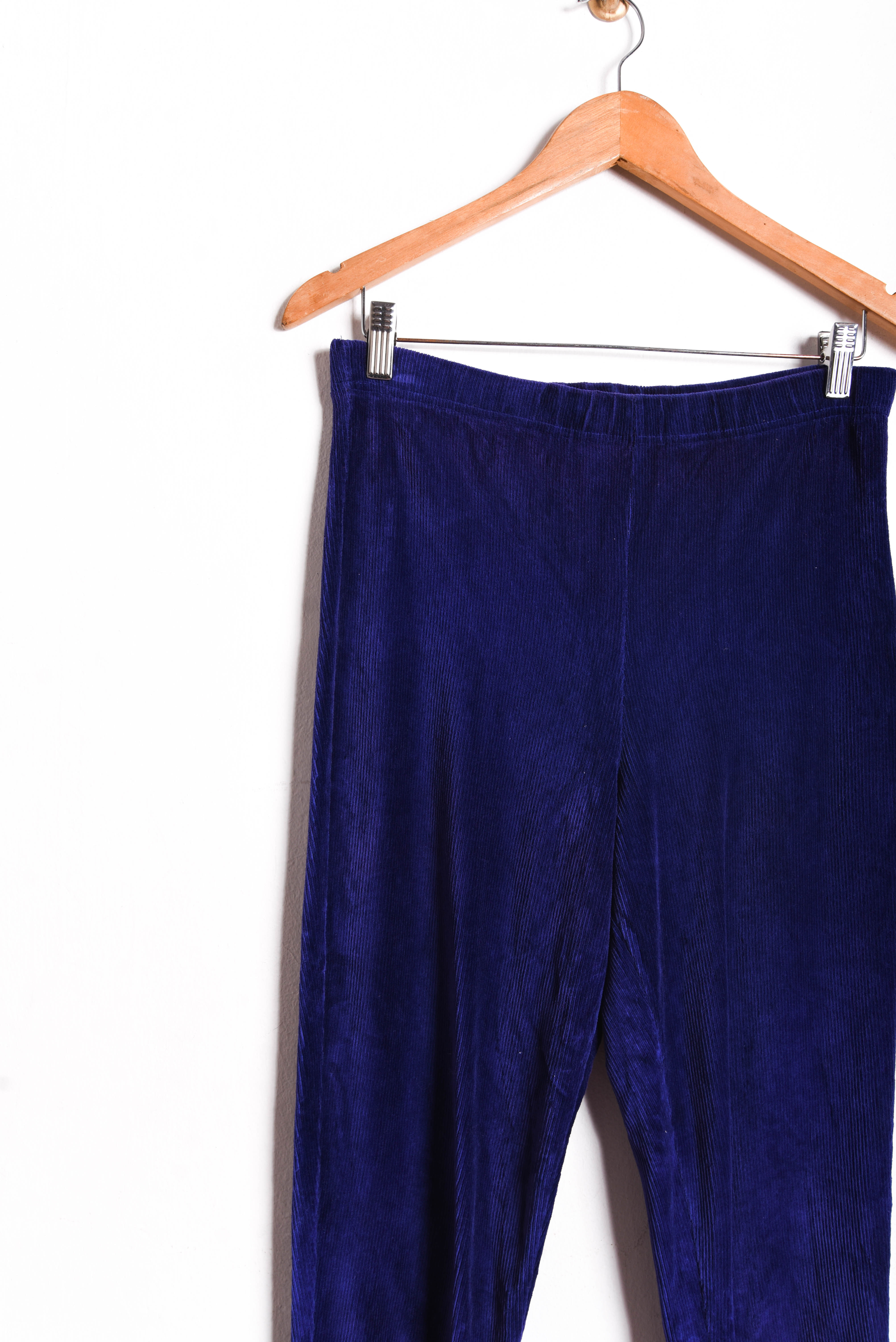 Pantalón velvet morado 80s