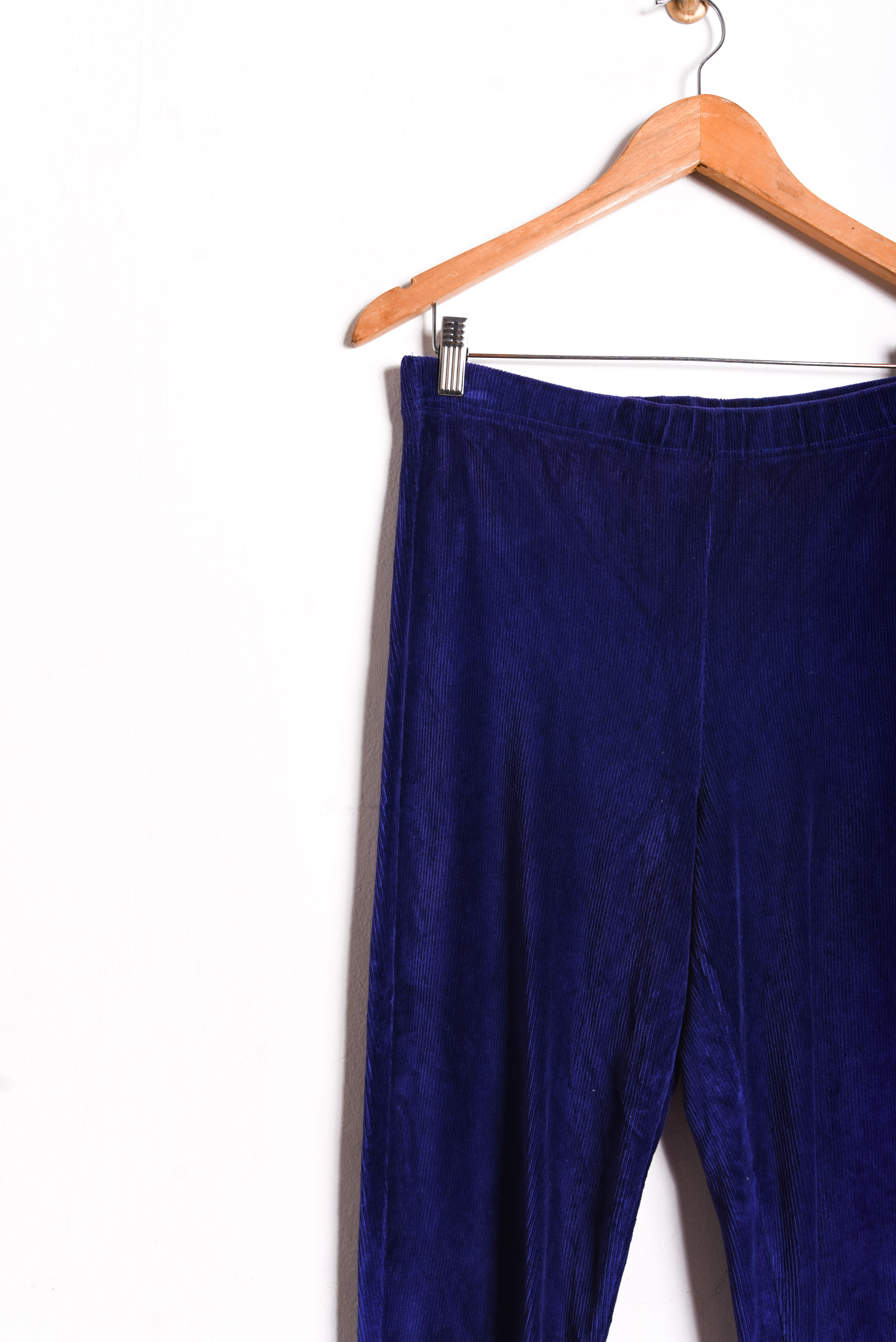 Pantalón velvet morado 80s