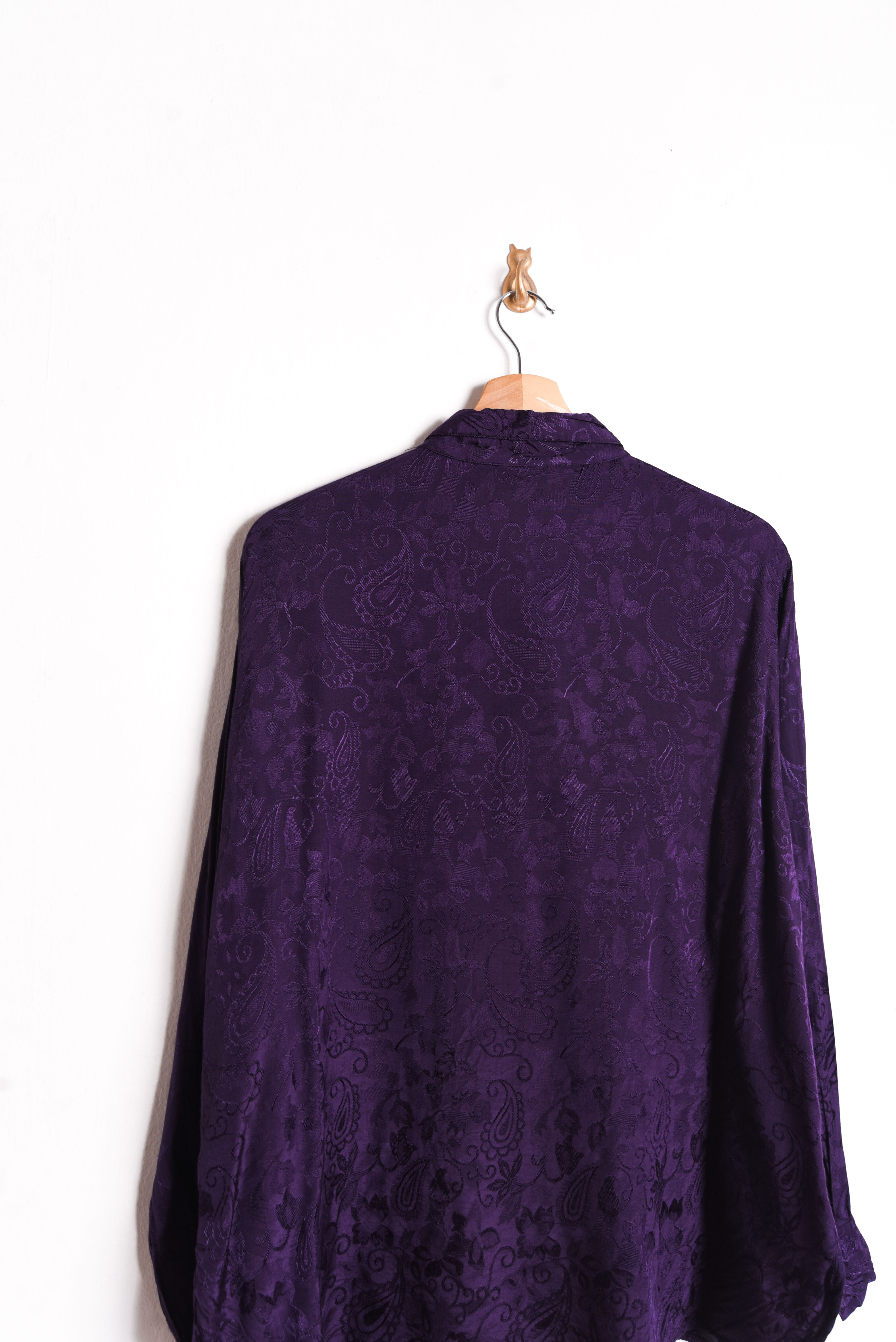 Blusa vintage purple brocato