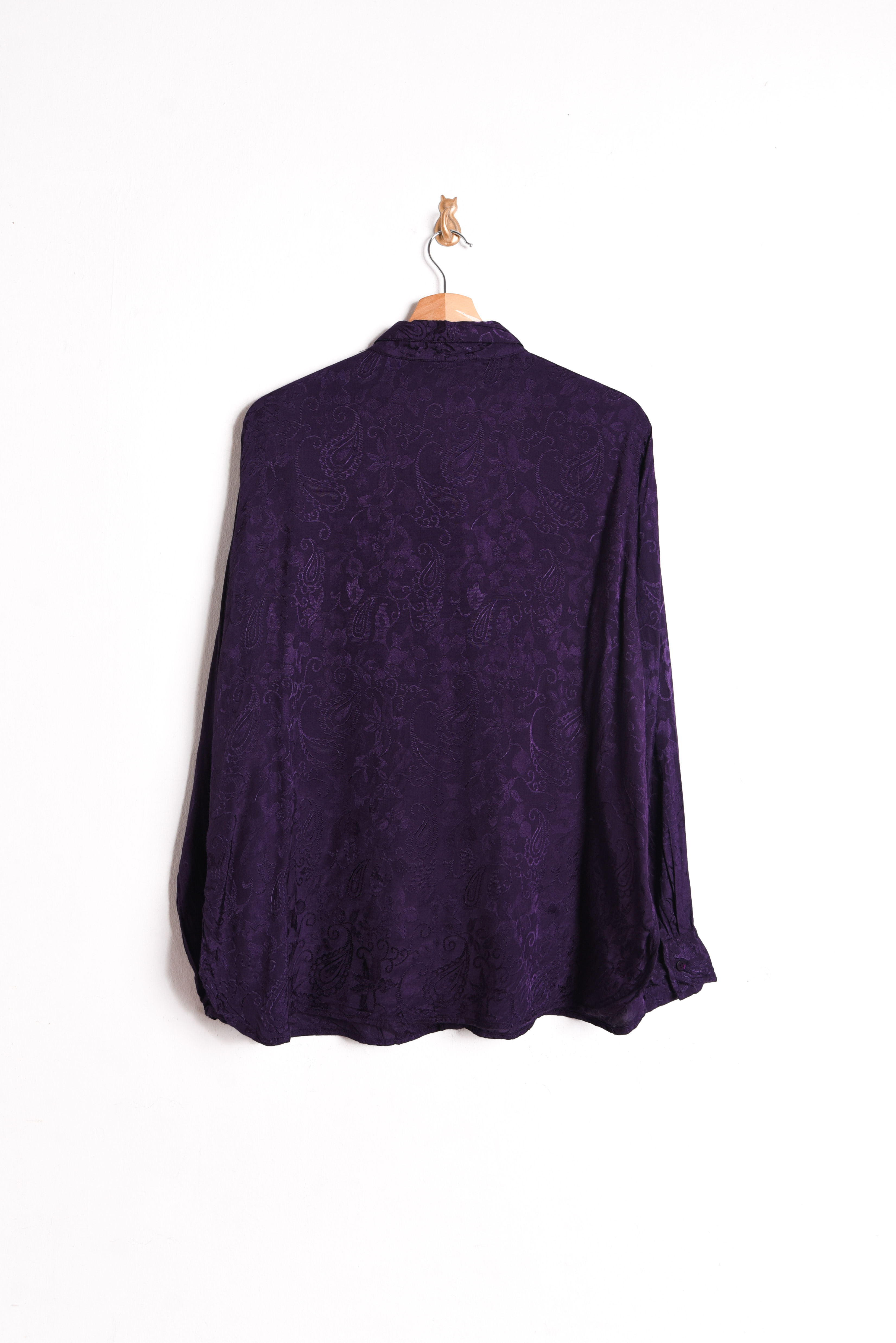 Blusa vintage purple brocato