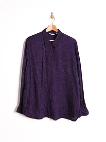 Blusa vintage purple brocato