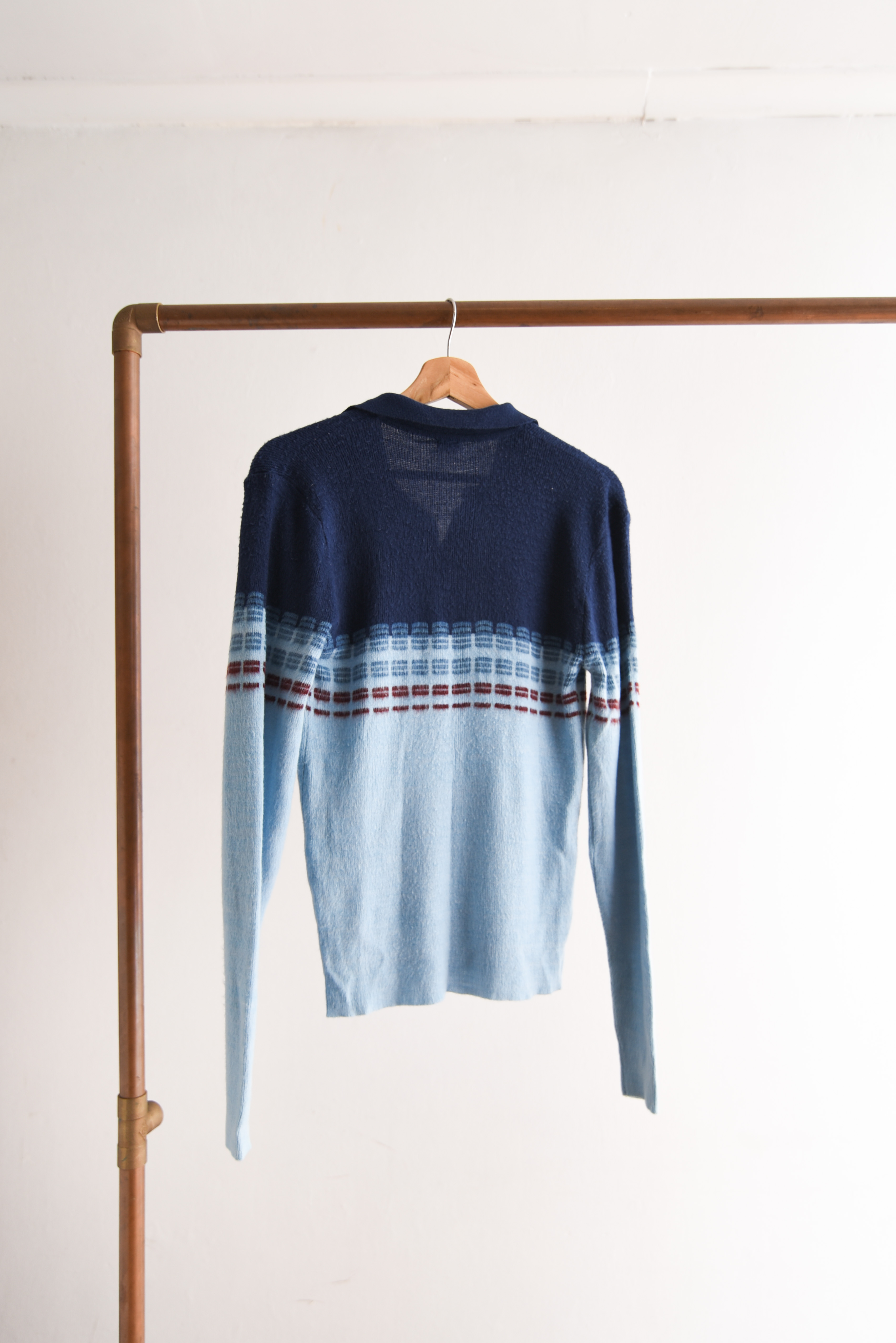 Chaleco bicolor 70s