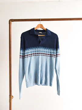 Chaleco bicolor 70s