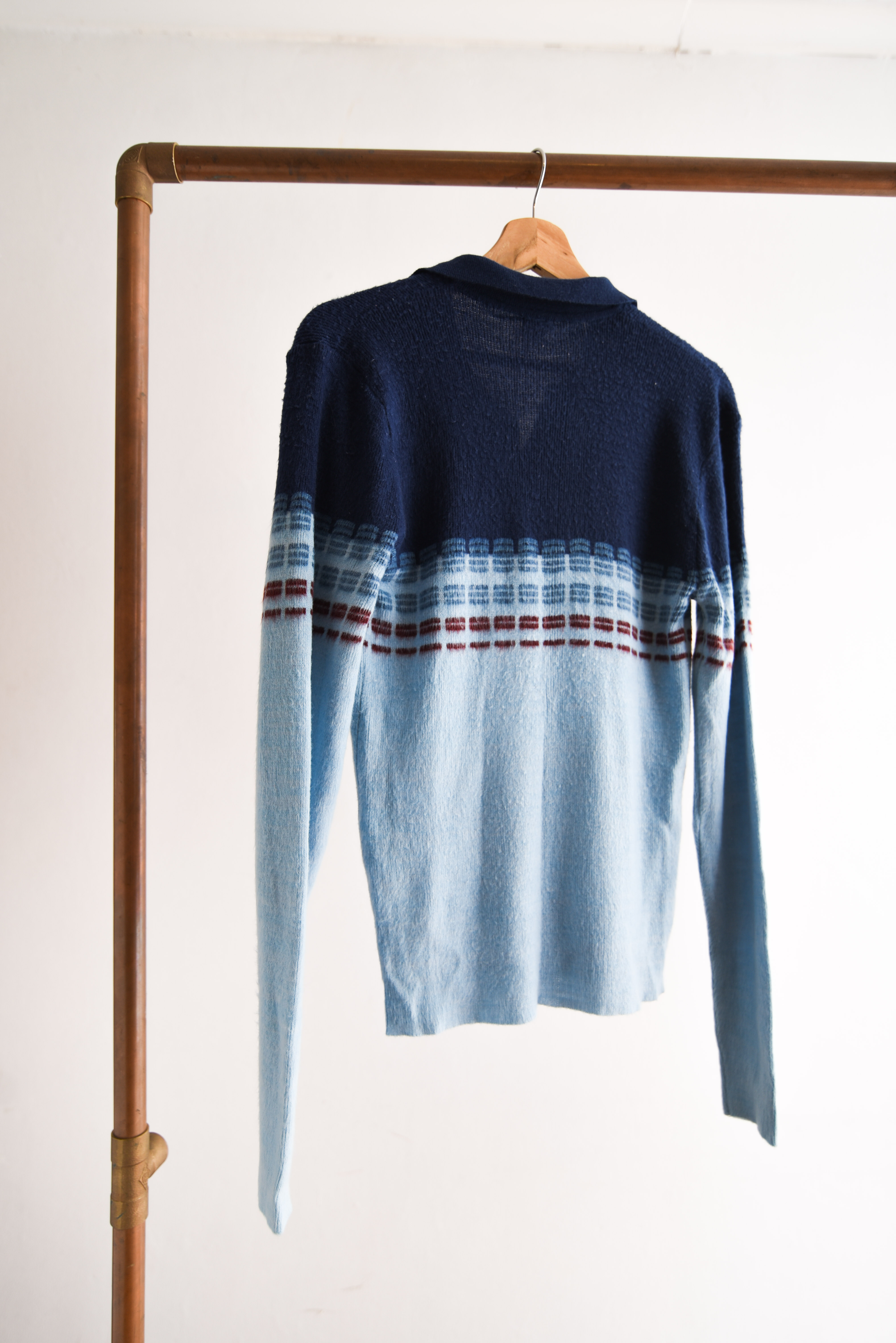 Chaleco bicolor 70s