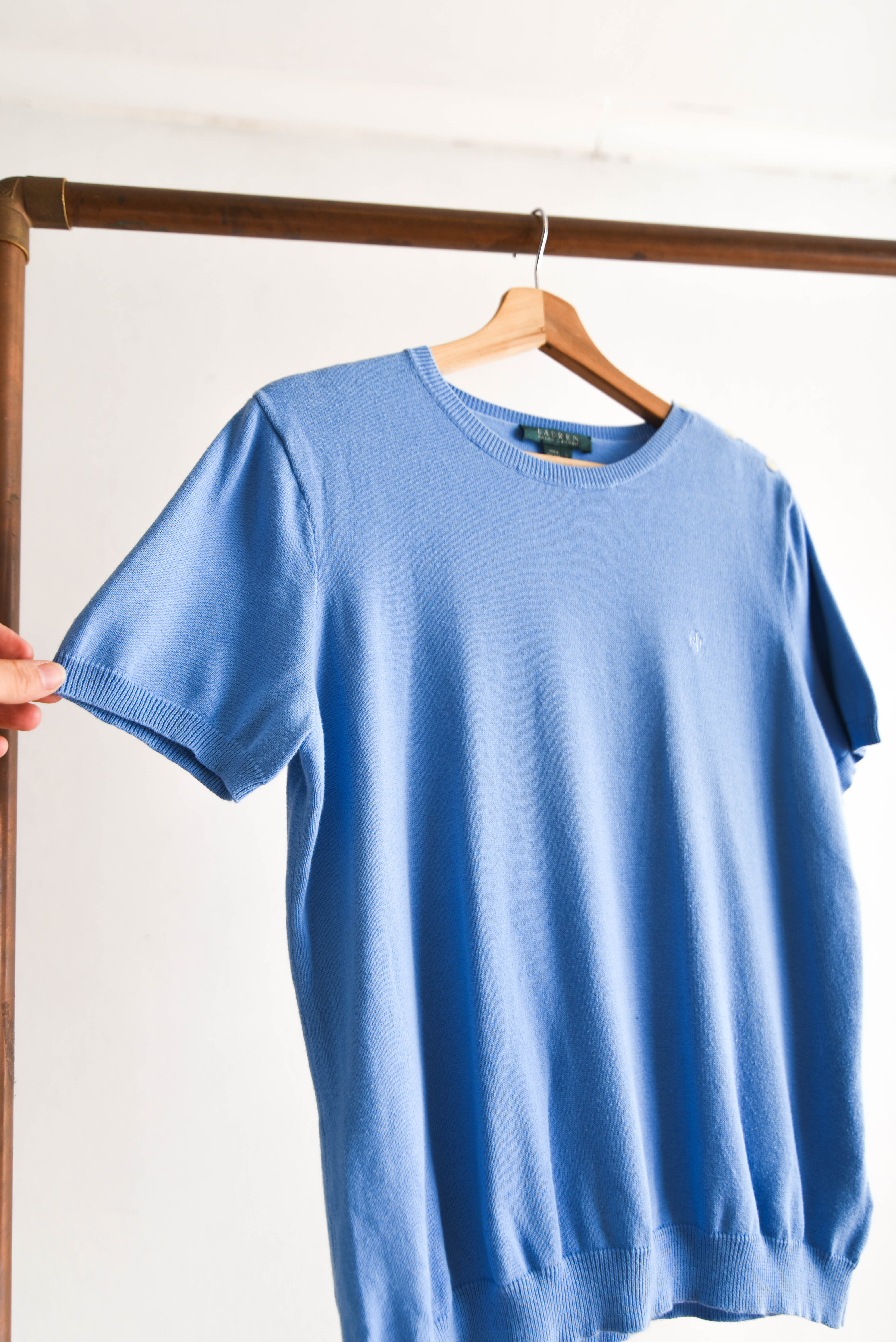 Top babyblue Ralph Lauren