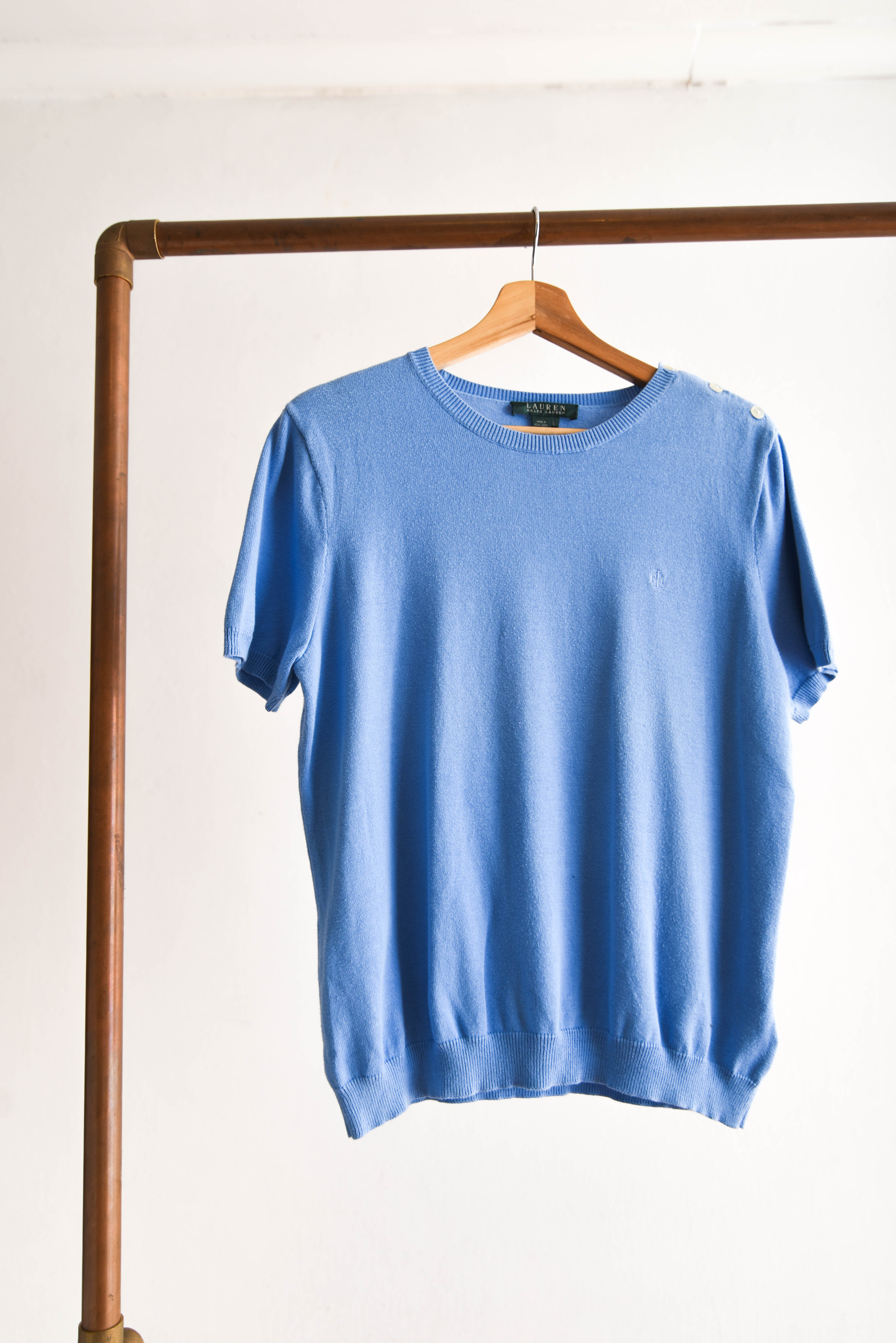 Top babyblue Ralph Lauren