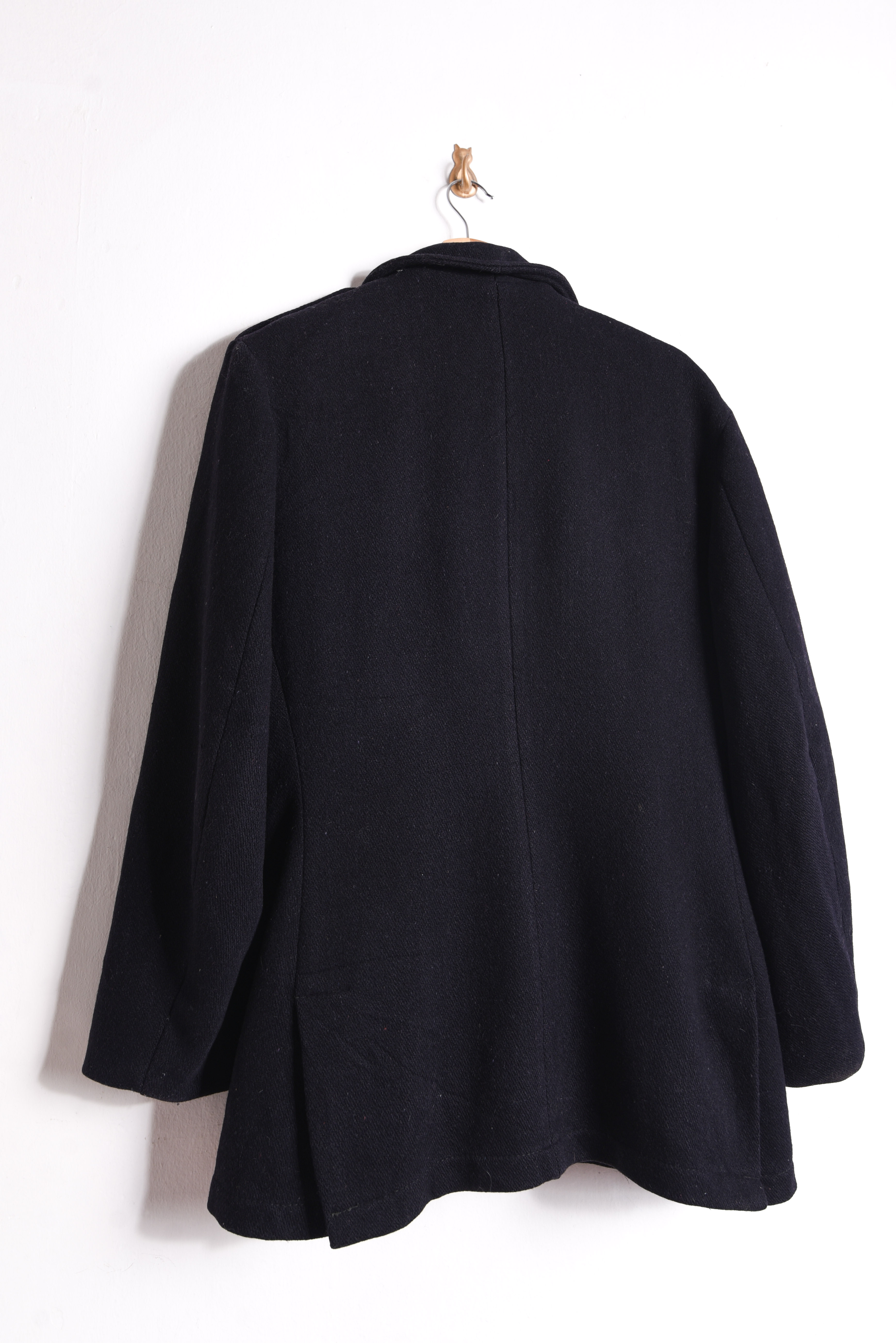 Abrigo navy vintage lana
