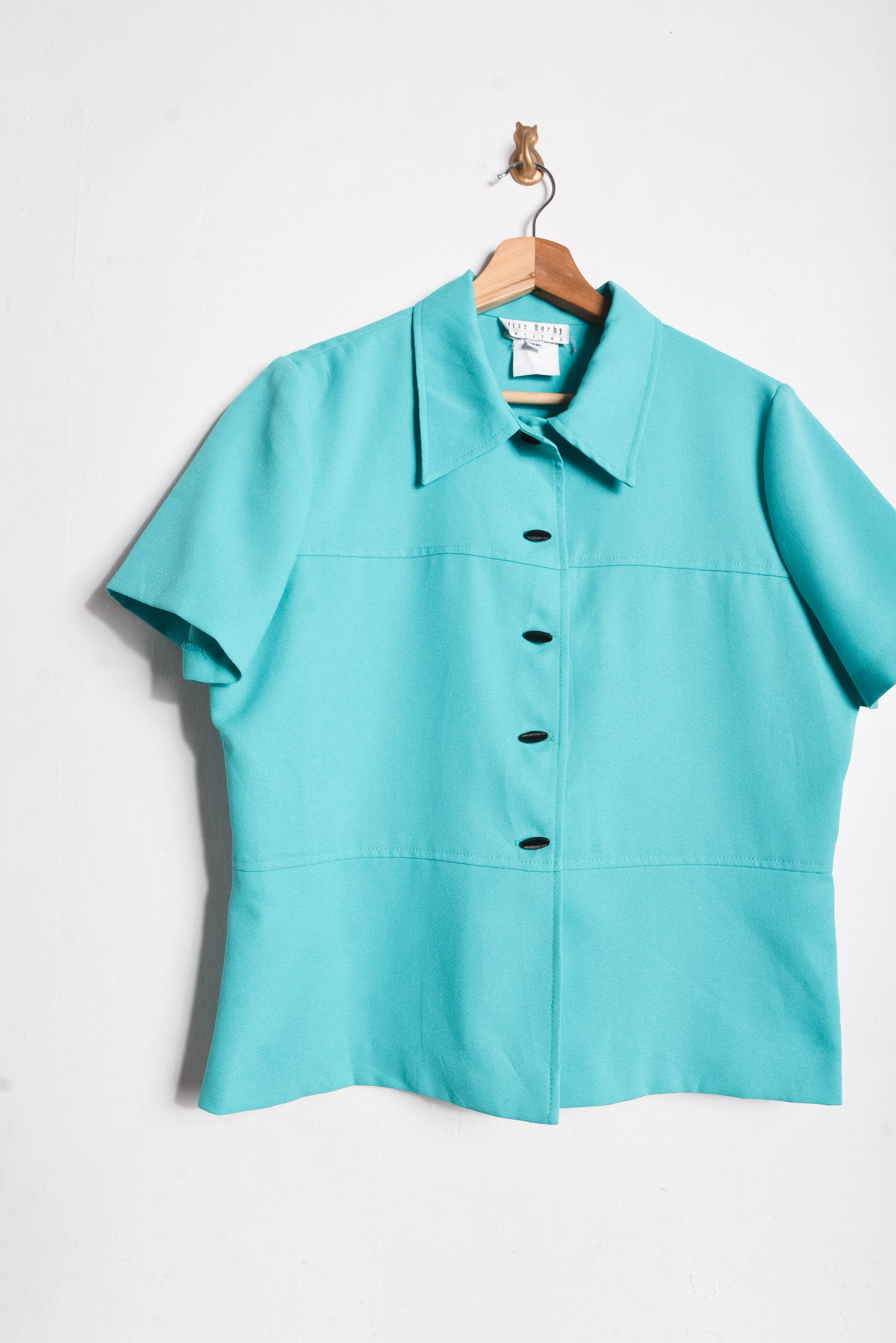 Blusa turquesa 90s