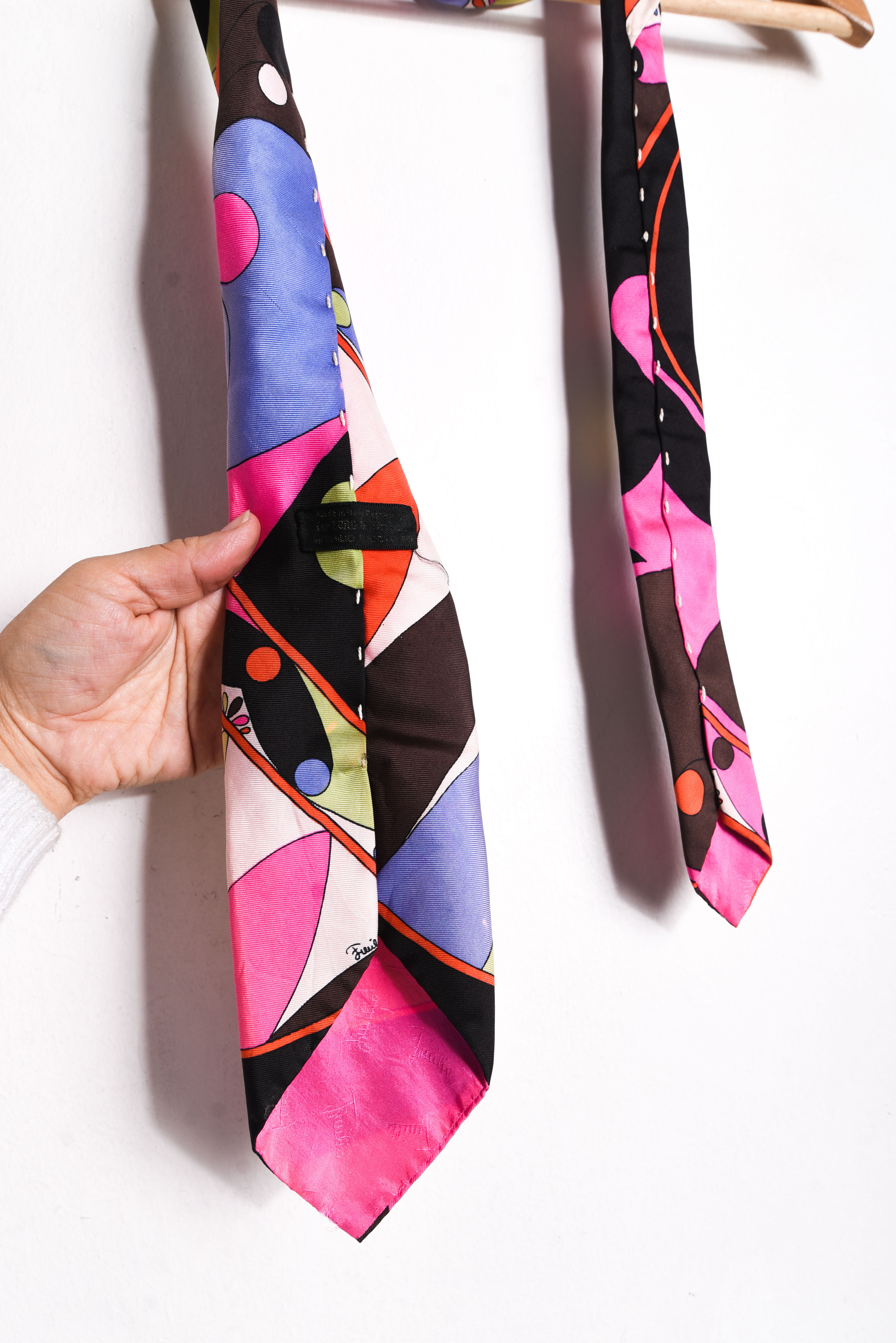 Corbata 1960s Emilio Pucci silk