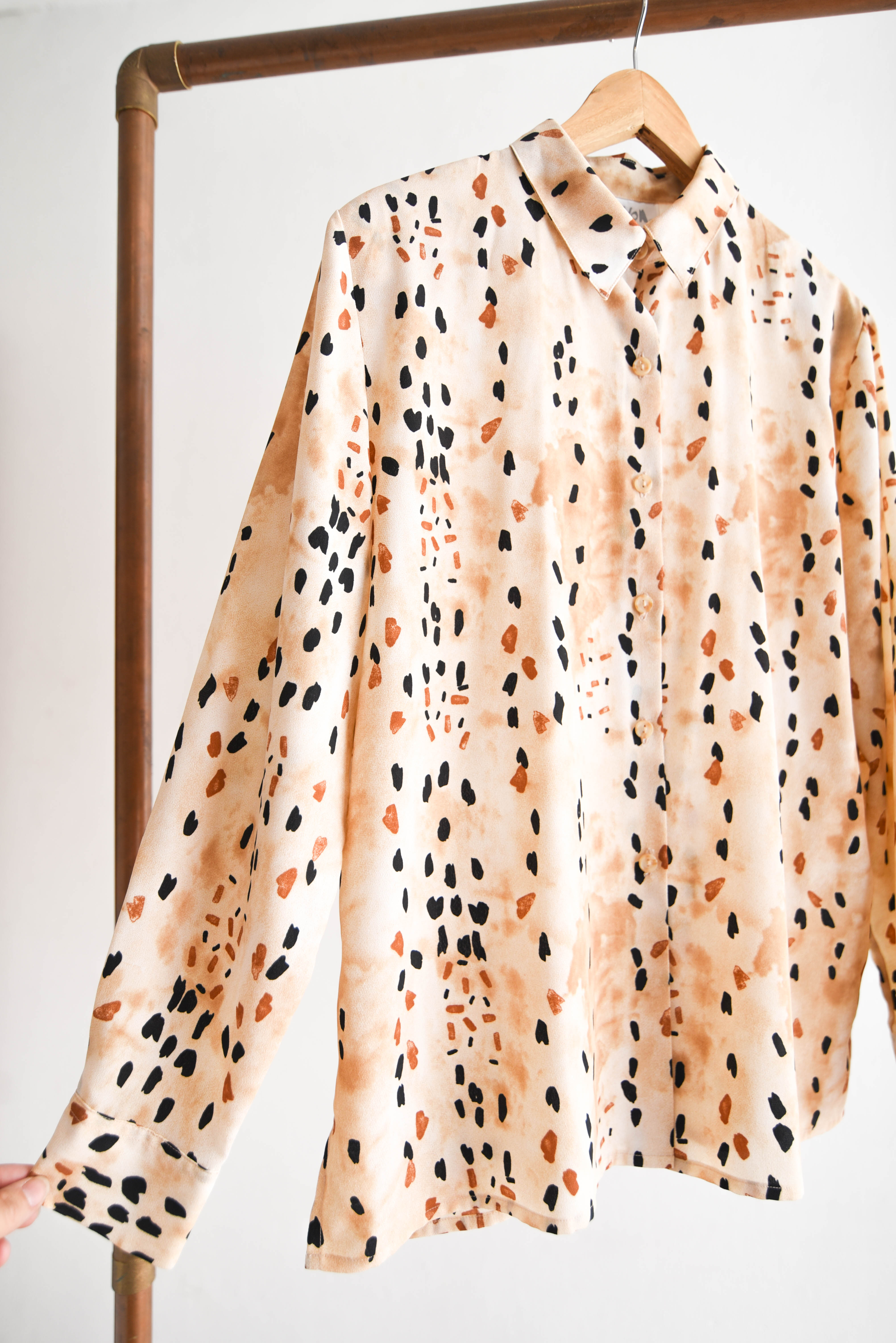 Blusa animal print 90s made in Chile