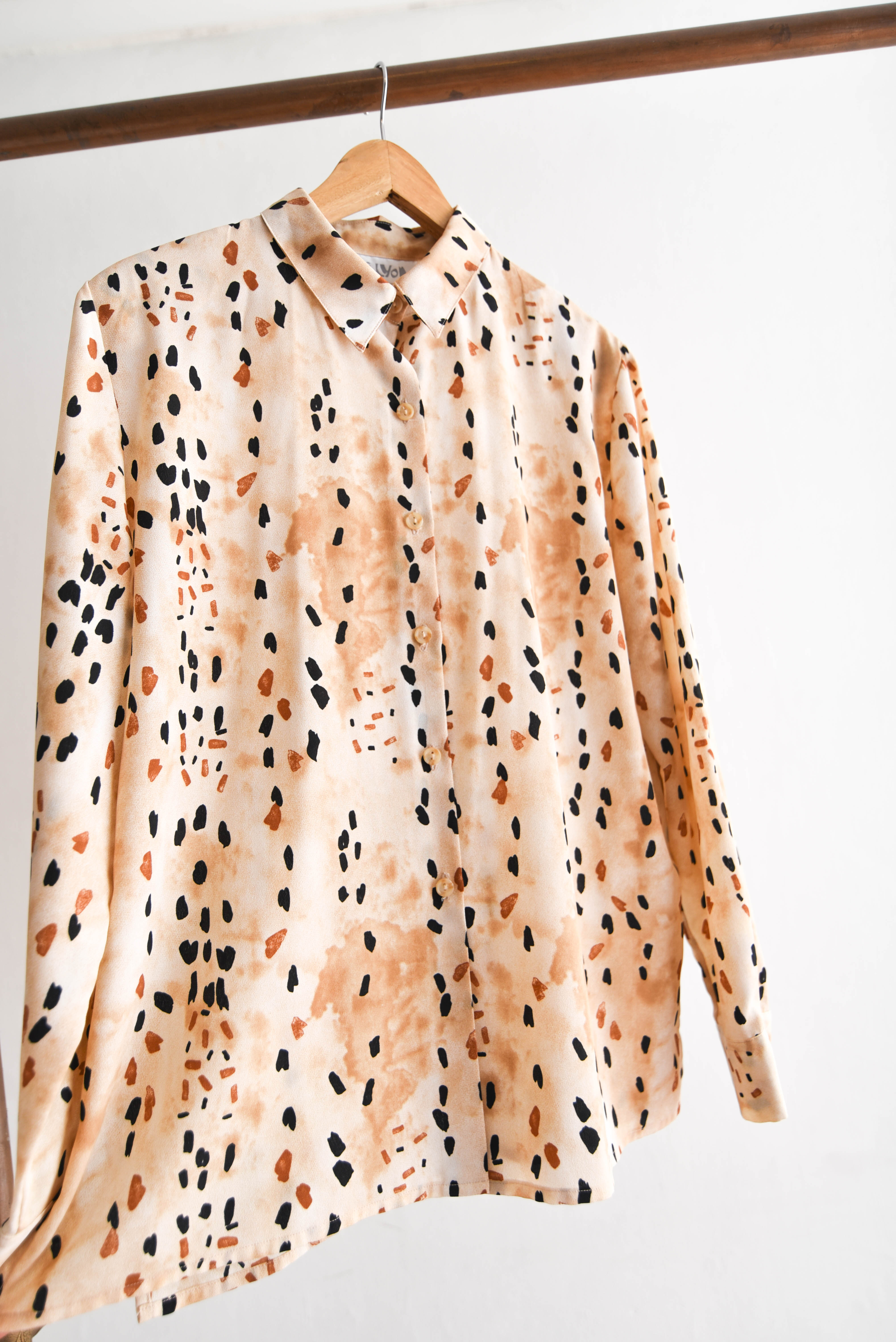 Blusa animal print 90s made in Chile
