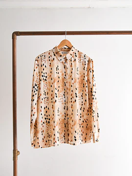 Blusa animal print 90s made in Chile