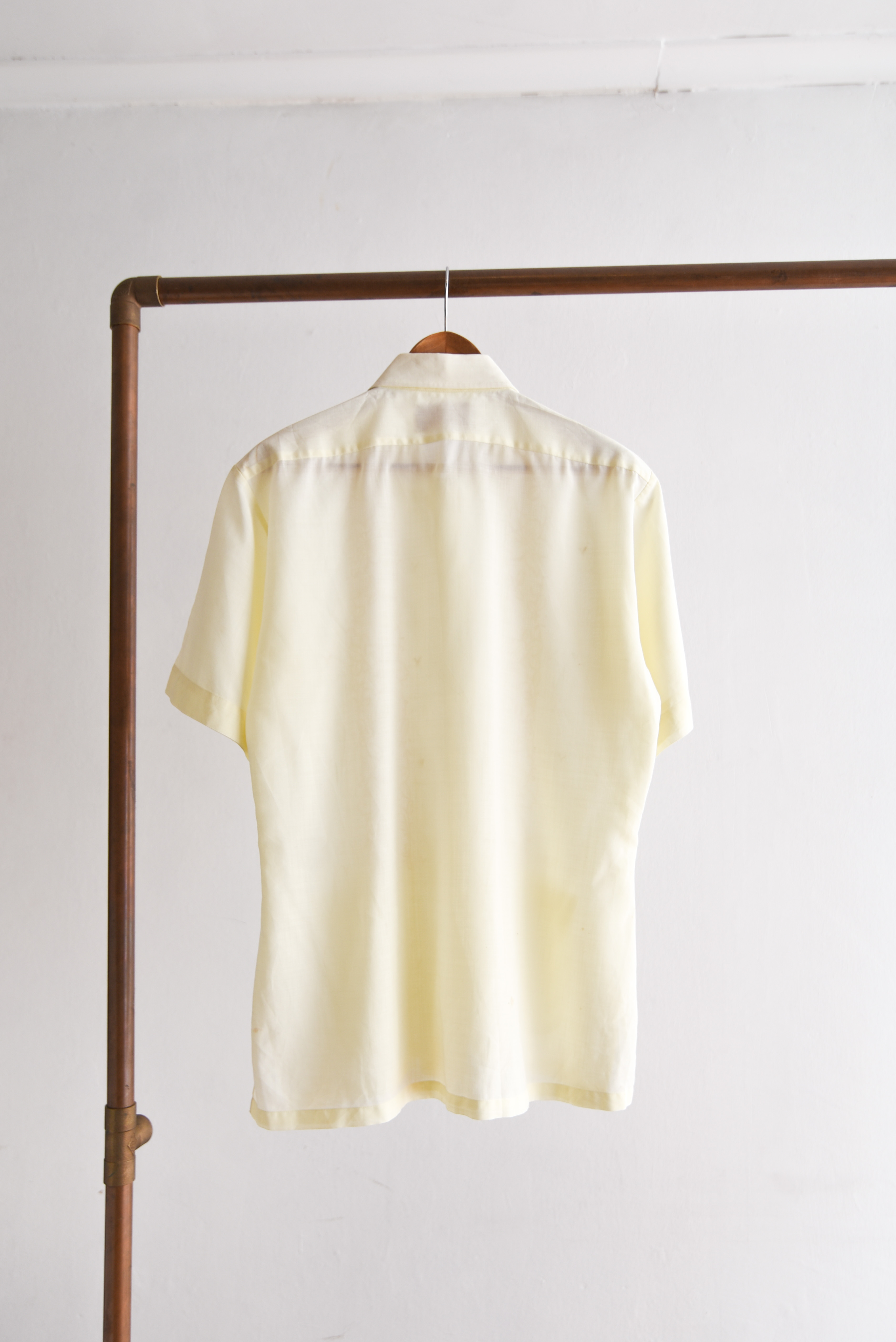 Blusa vintage amarillo pastel 60s