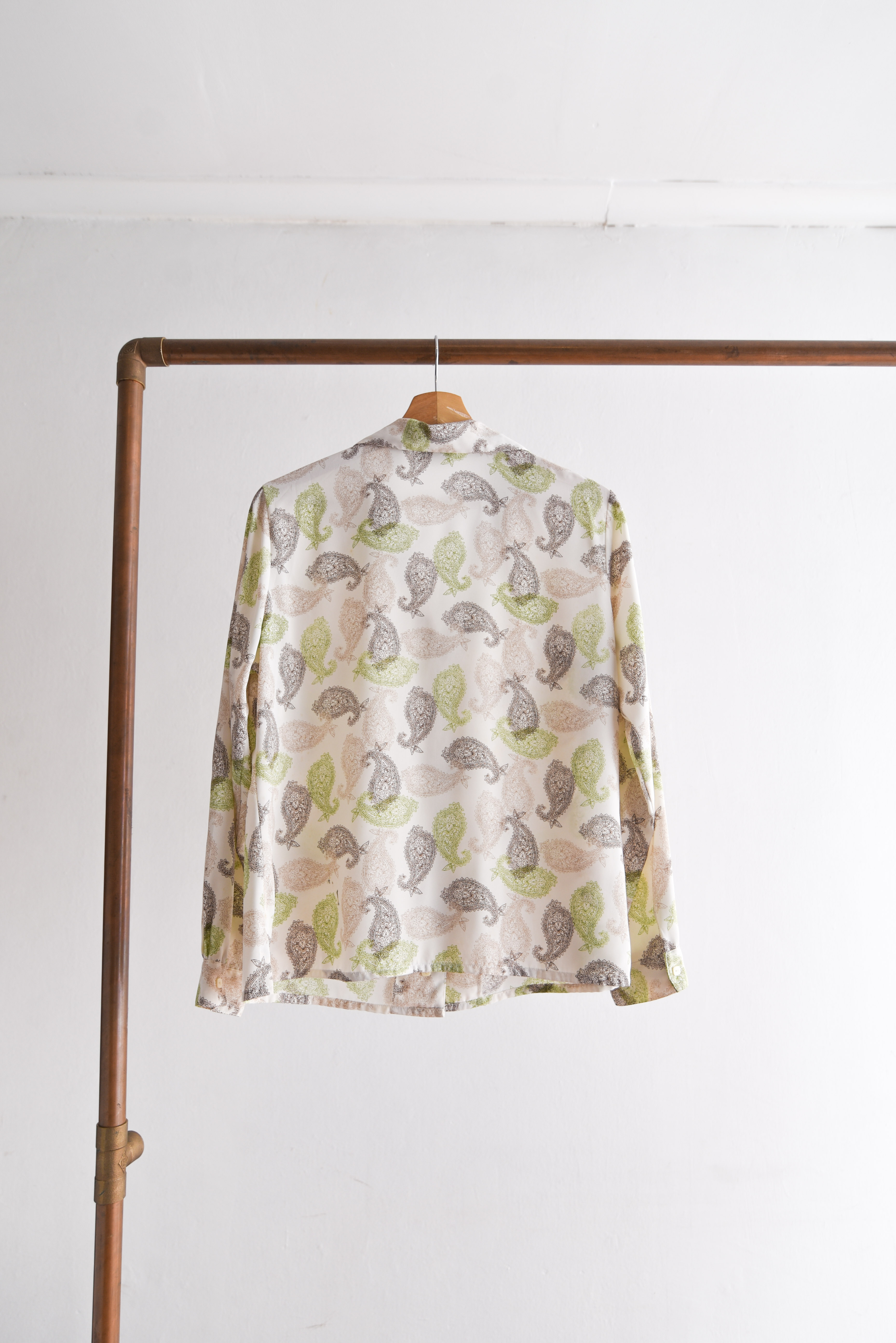 Blusa marfil paisley 90s