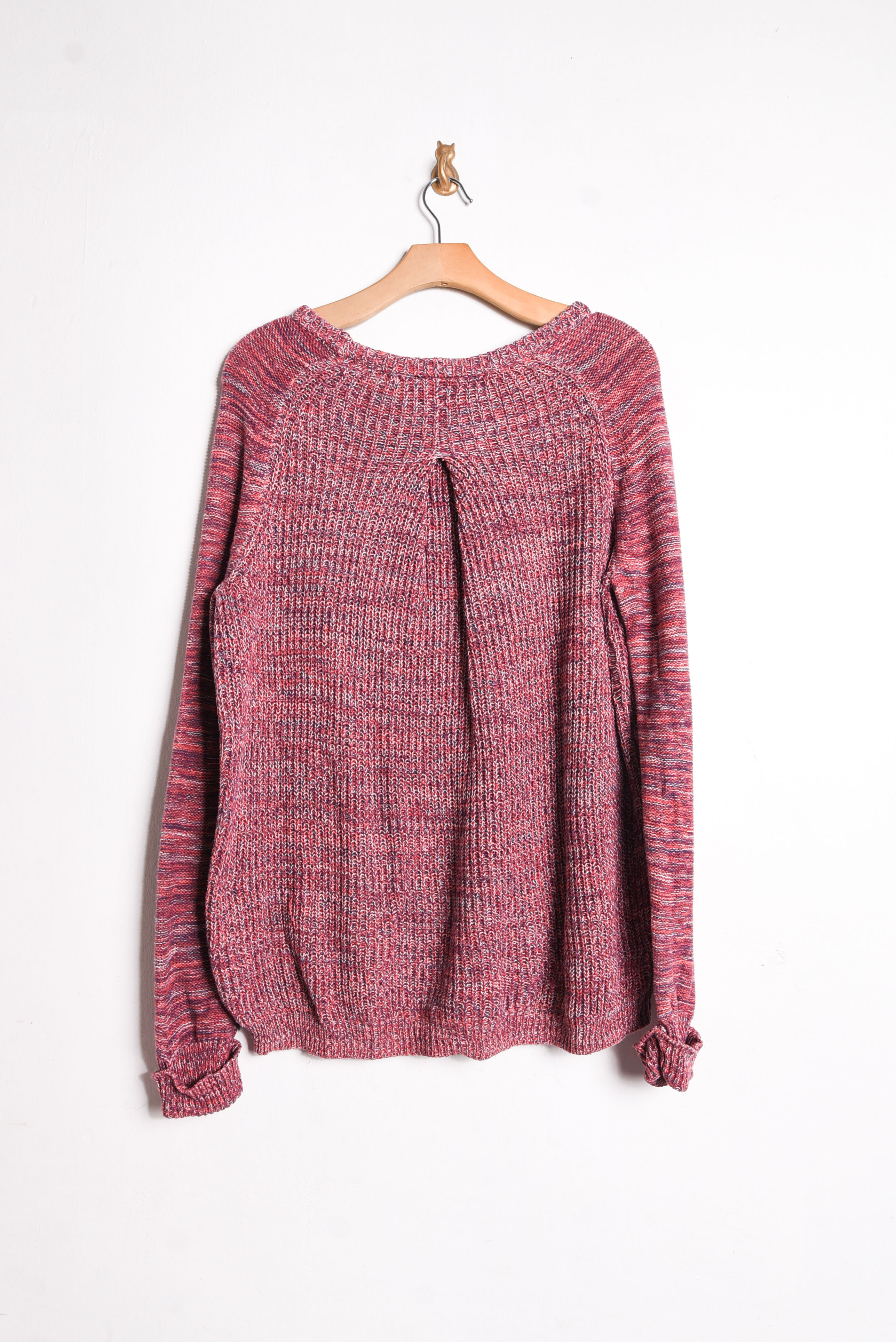 Chaleco rosa jaspeado Topshop