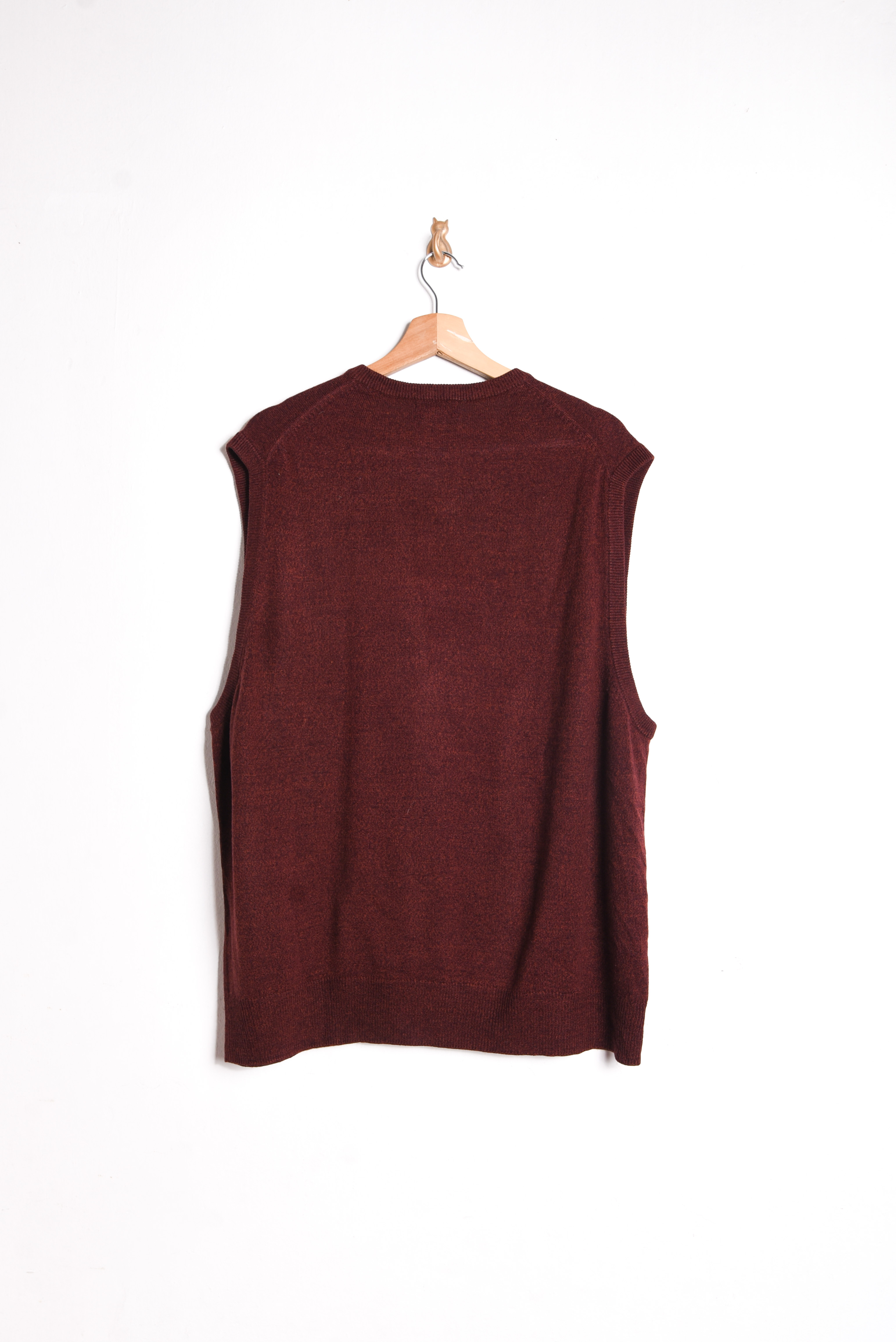 Sweater vest burdeo rombos