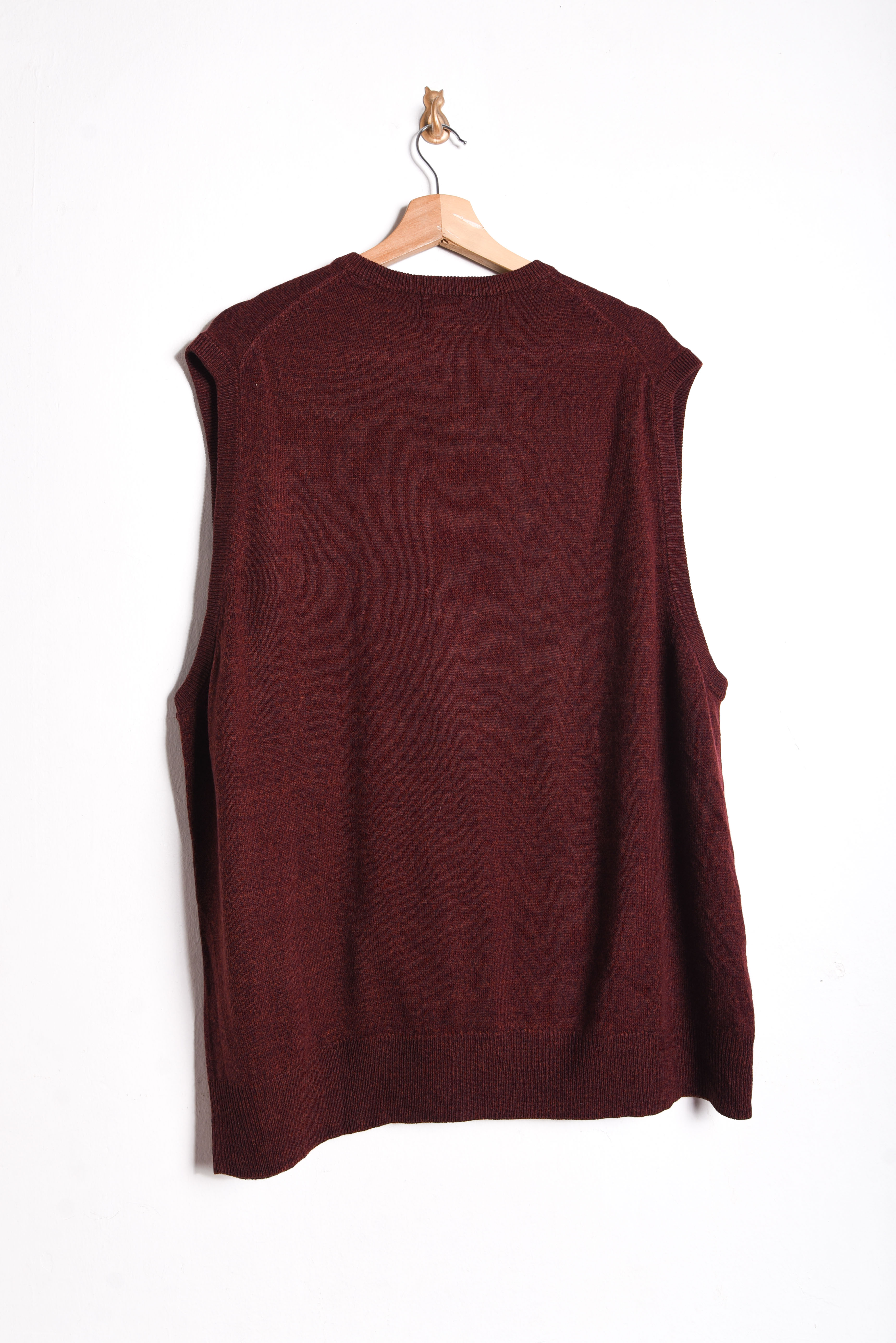 Sweater vest burdeo rombos