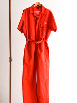 Enterito vintage rojo workwear
