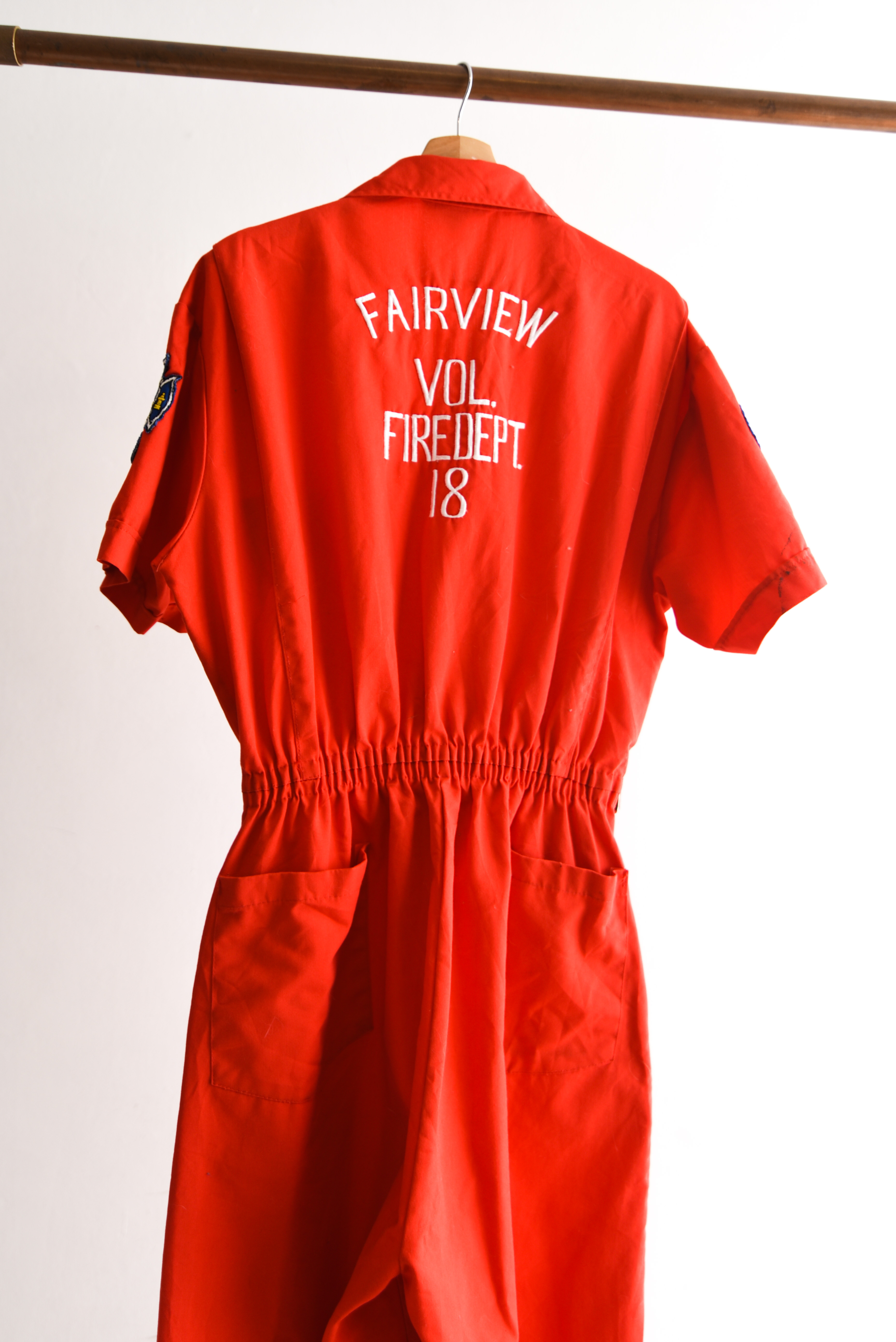 Enterito vintage rojo workwear