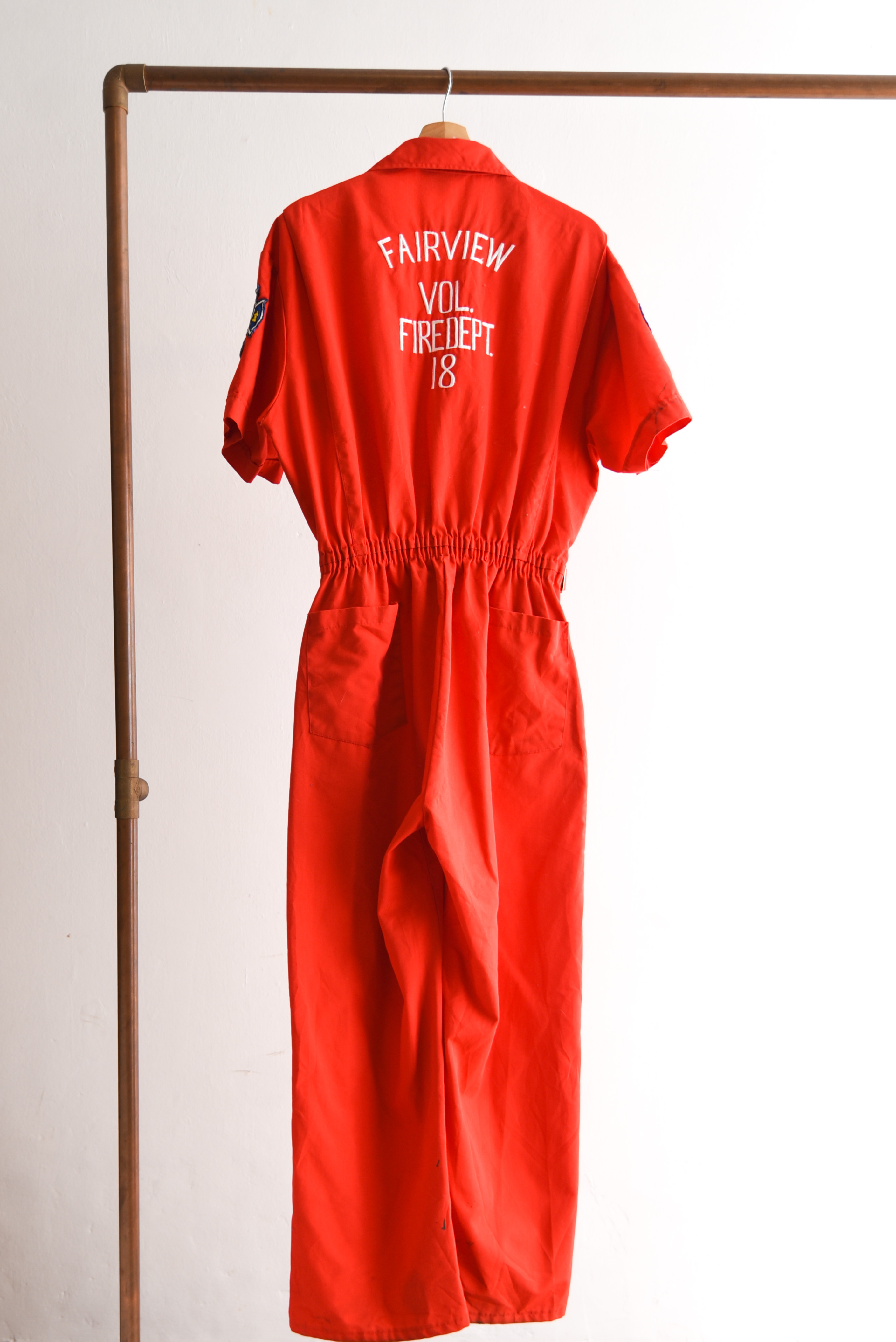 Enterito vintage rojo workwear