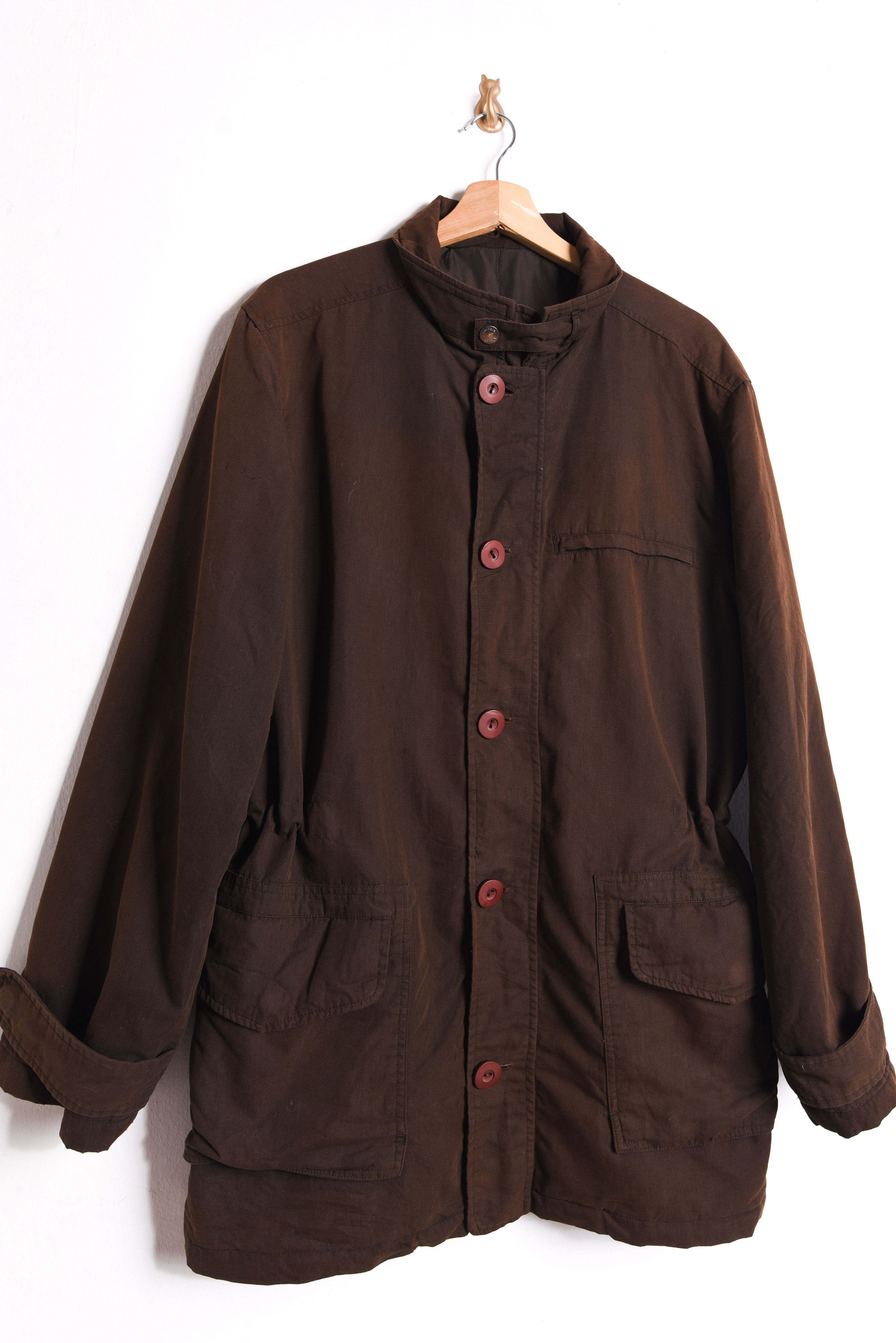 Chaqueta café Cacharel acinturada