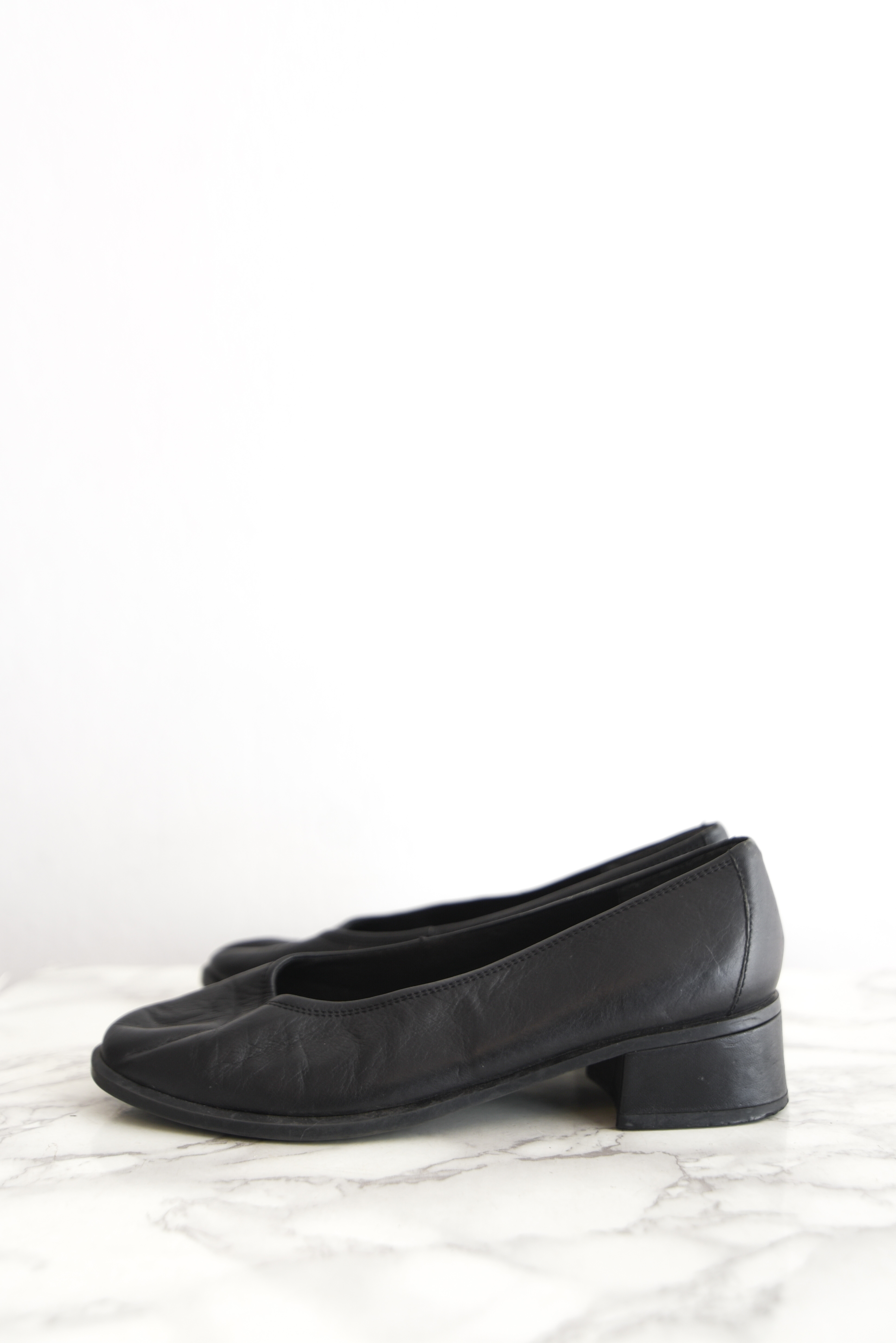 Zapatos cuero 90s black