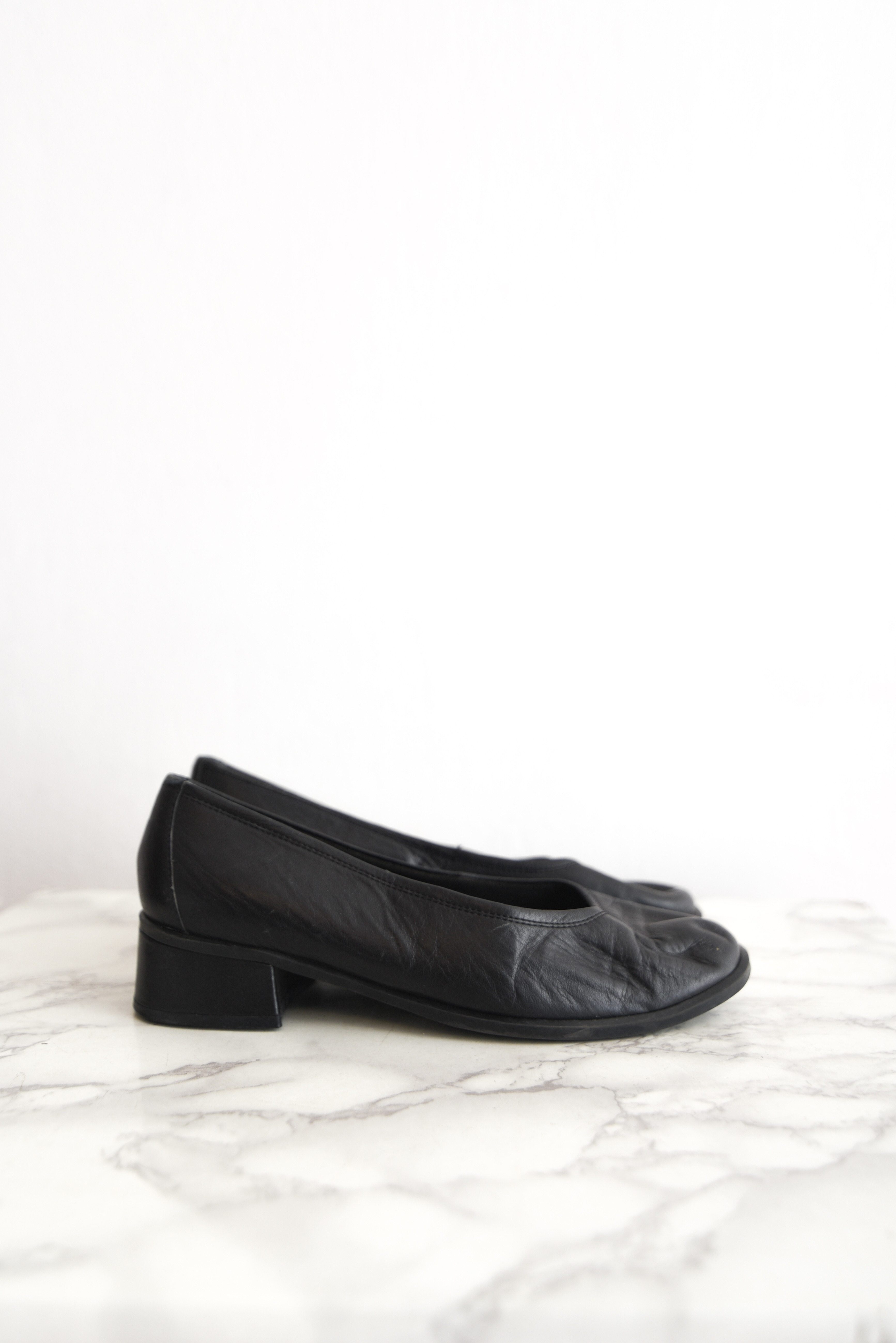 Zapatos cuero 90s black