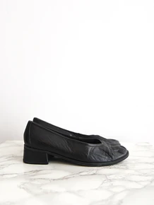 Zapatos cuero 90s black