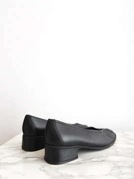 Zapatos cuero 90s black