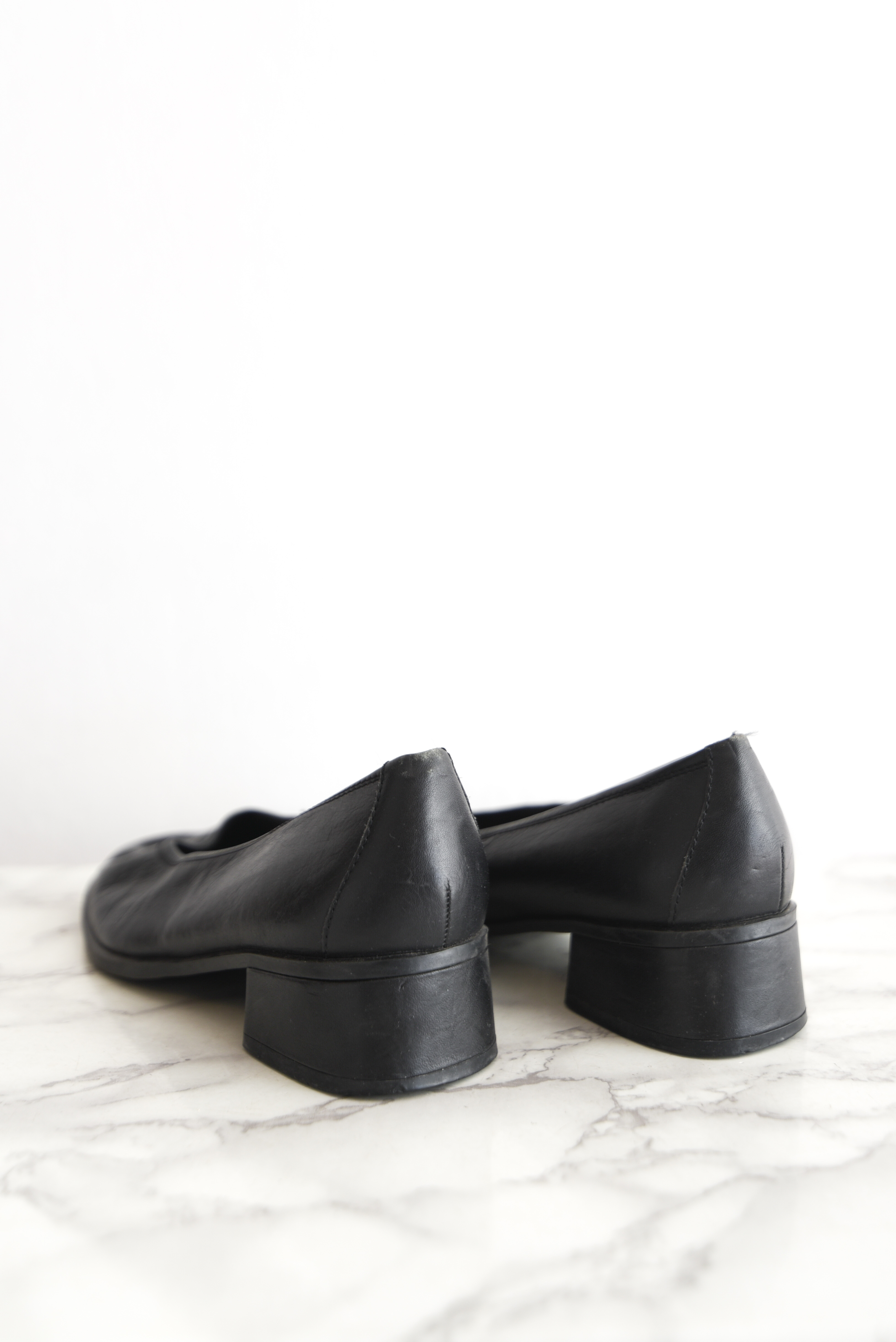 Zapatos cuero 90s black