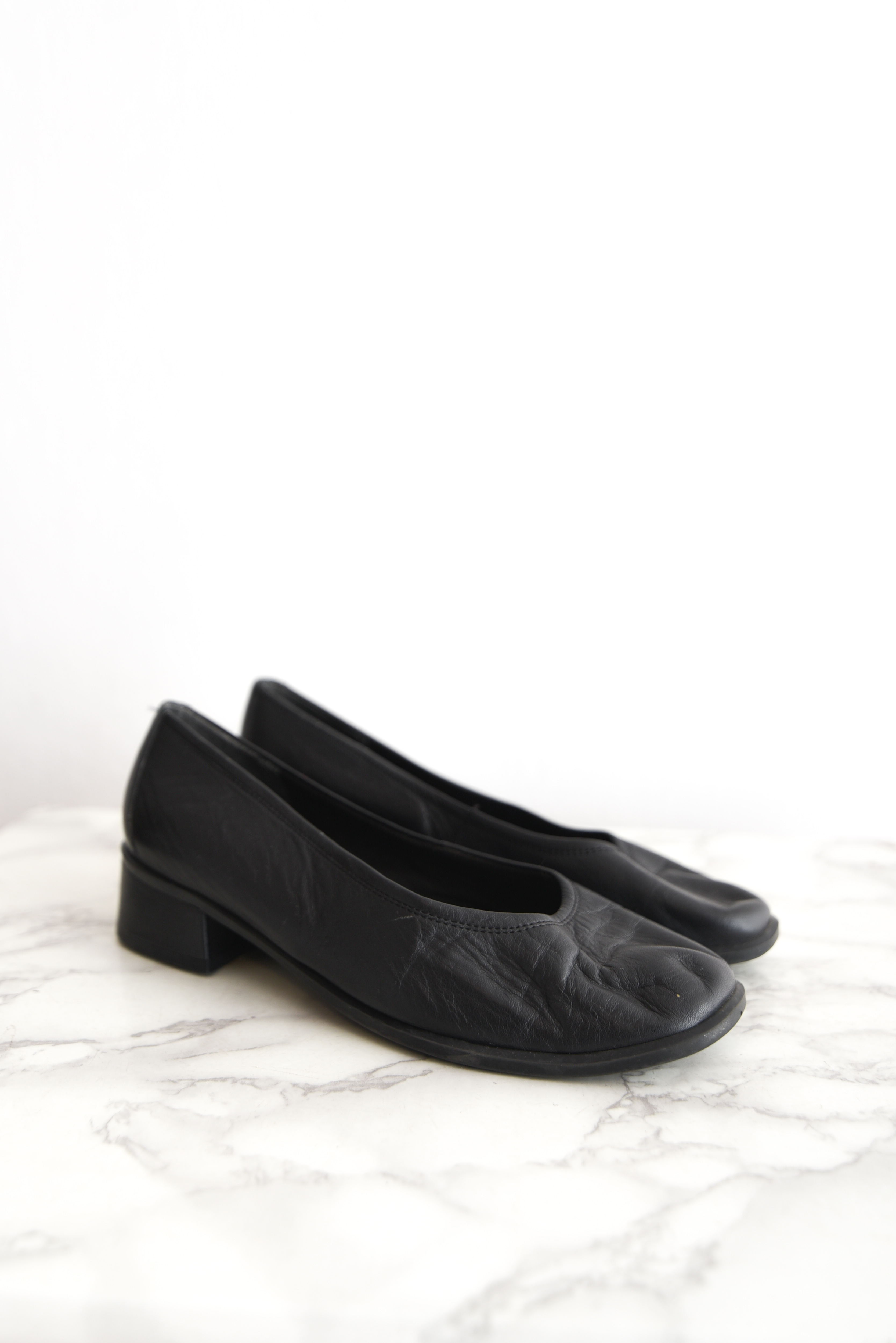 Zapatos cuero 90s black