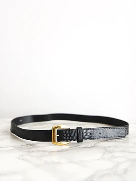 Cinturón vintage black gold
