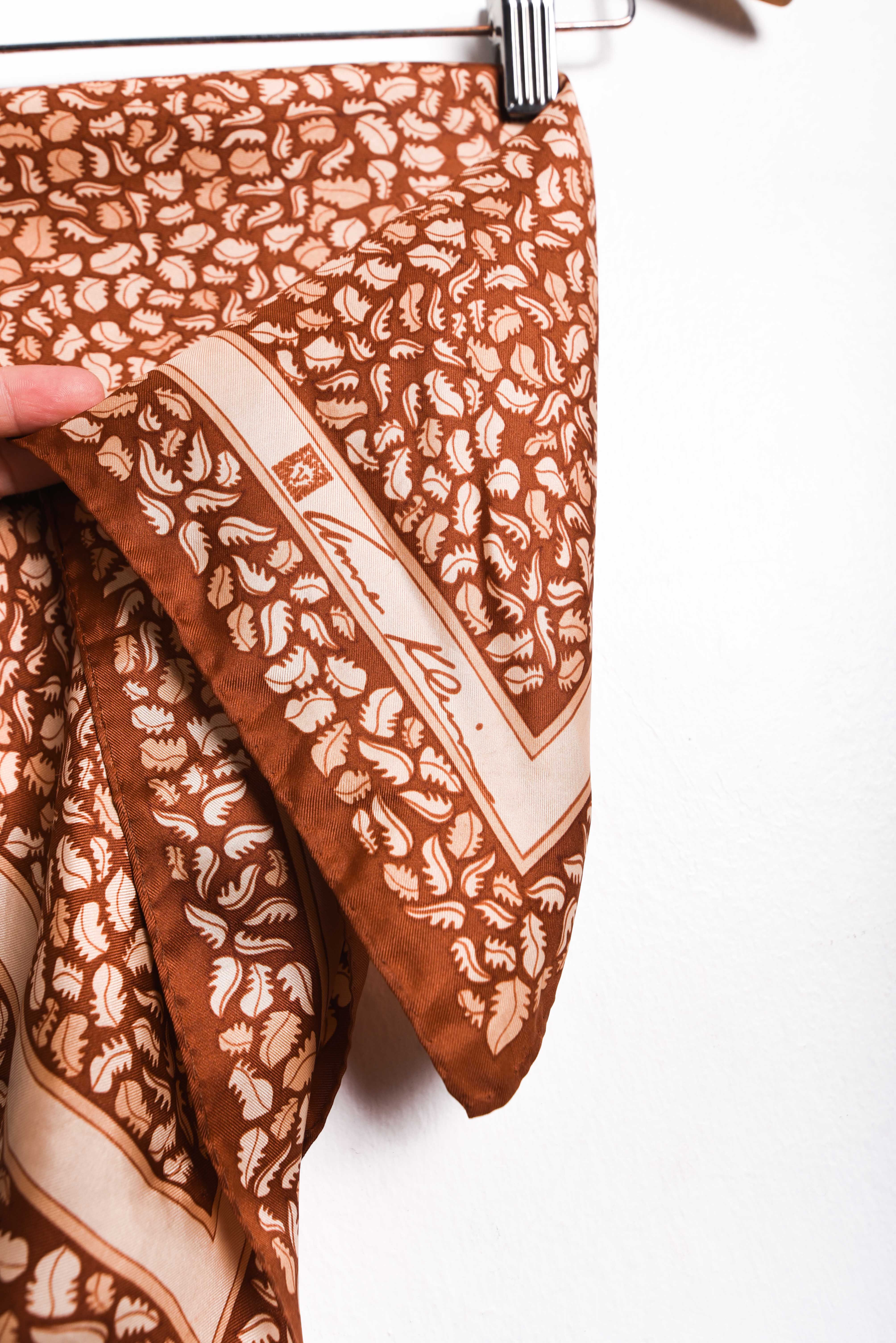 Pañuelo Anne Klein silk vintage